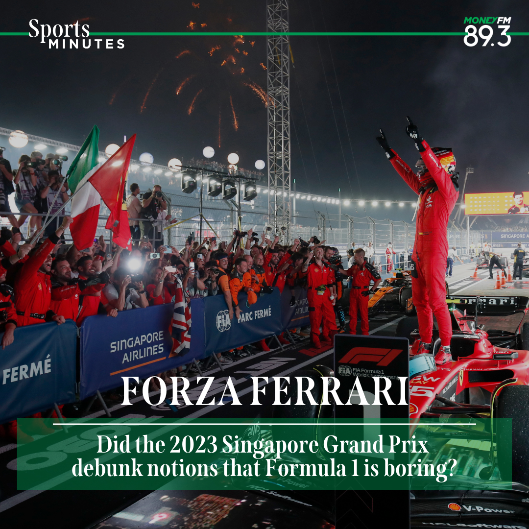 Sports Minutes: 2023 Singapore Grand Prix Review