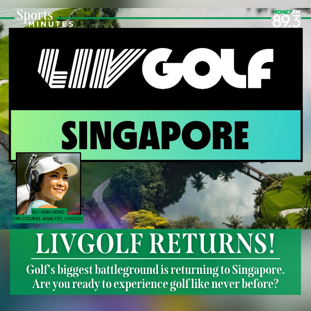 Sports Minutes: Revolutionizing golf as we know, it's LIVGolf and it's returning to the Lion City!