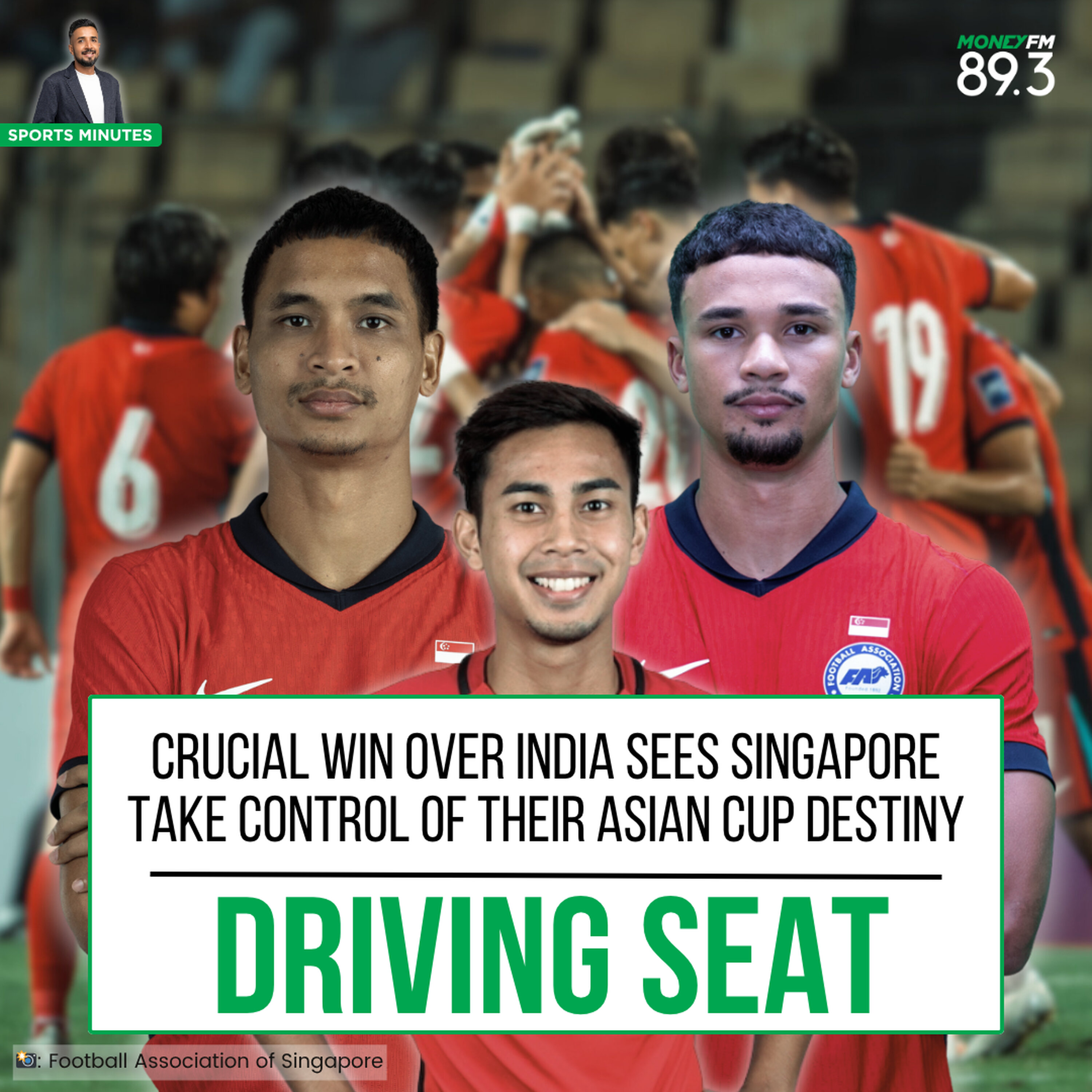Sports Minutes: Crucial win over India sees Singapore take control of their Asian Cup qualification destiny