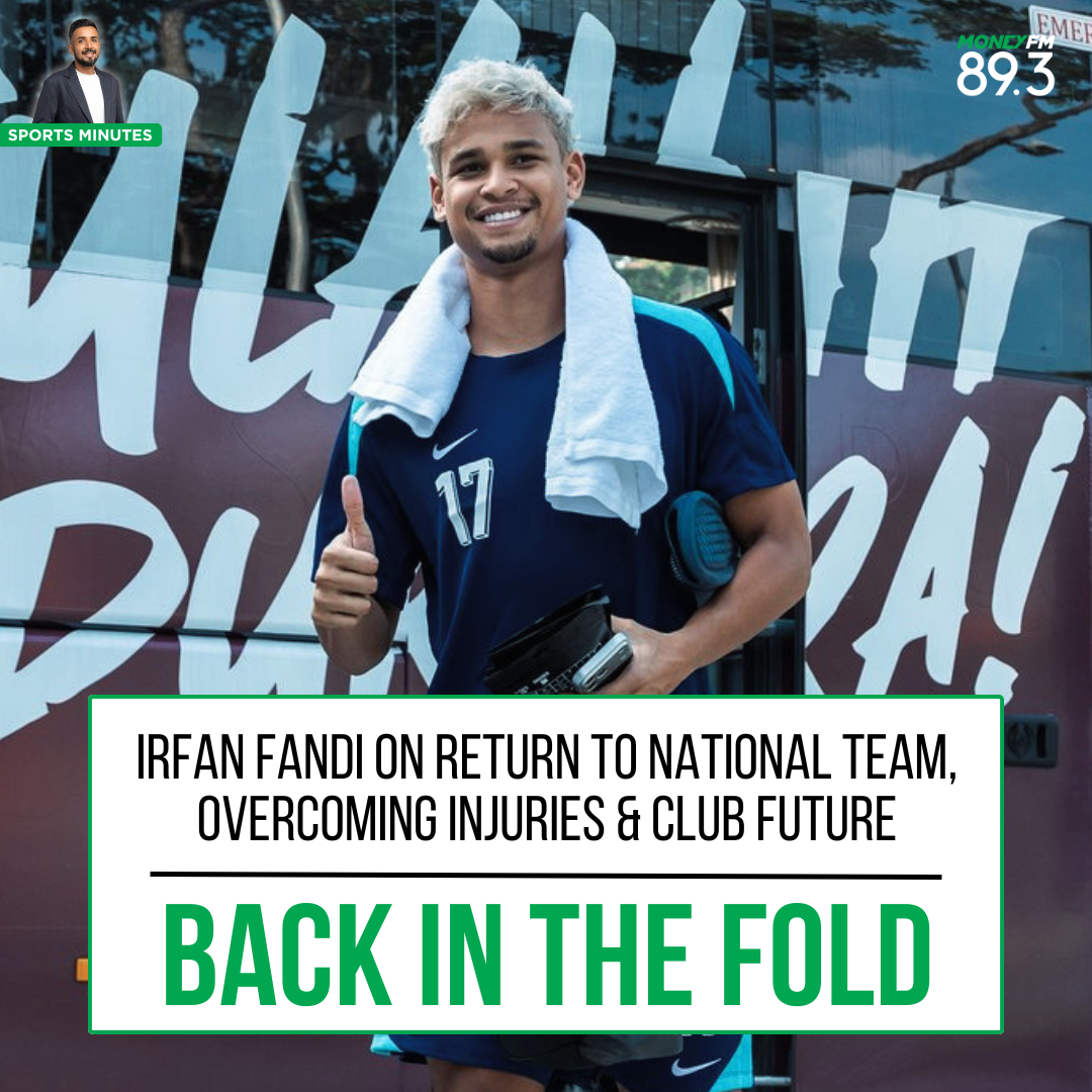 Sports Minutes: Irfan Fandi on return to the Singapore national team, overcoming injuries & club future