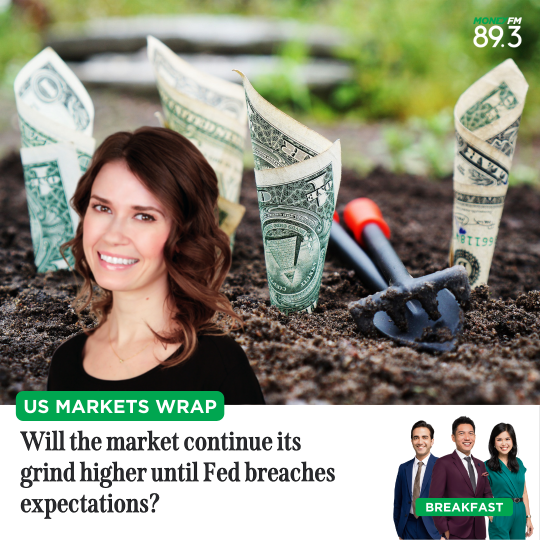 US Markets Wrap: Will the market continue its  grind higher until Fed breaches expectations?