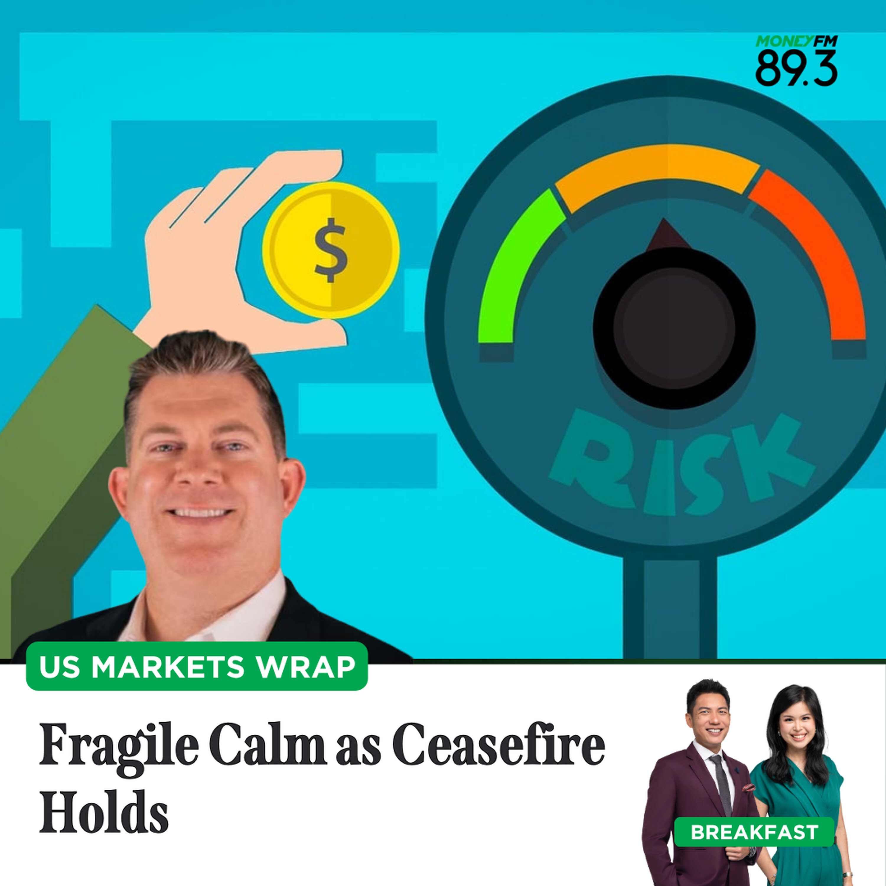 US Markets Wrap: Fragile Calm as Ceasefire Holds episode artwork