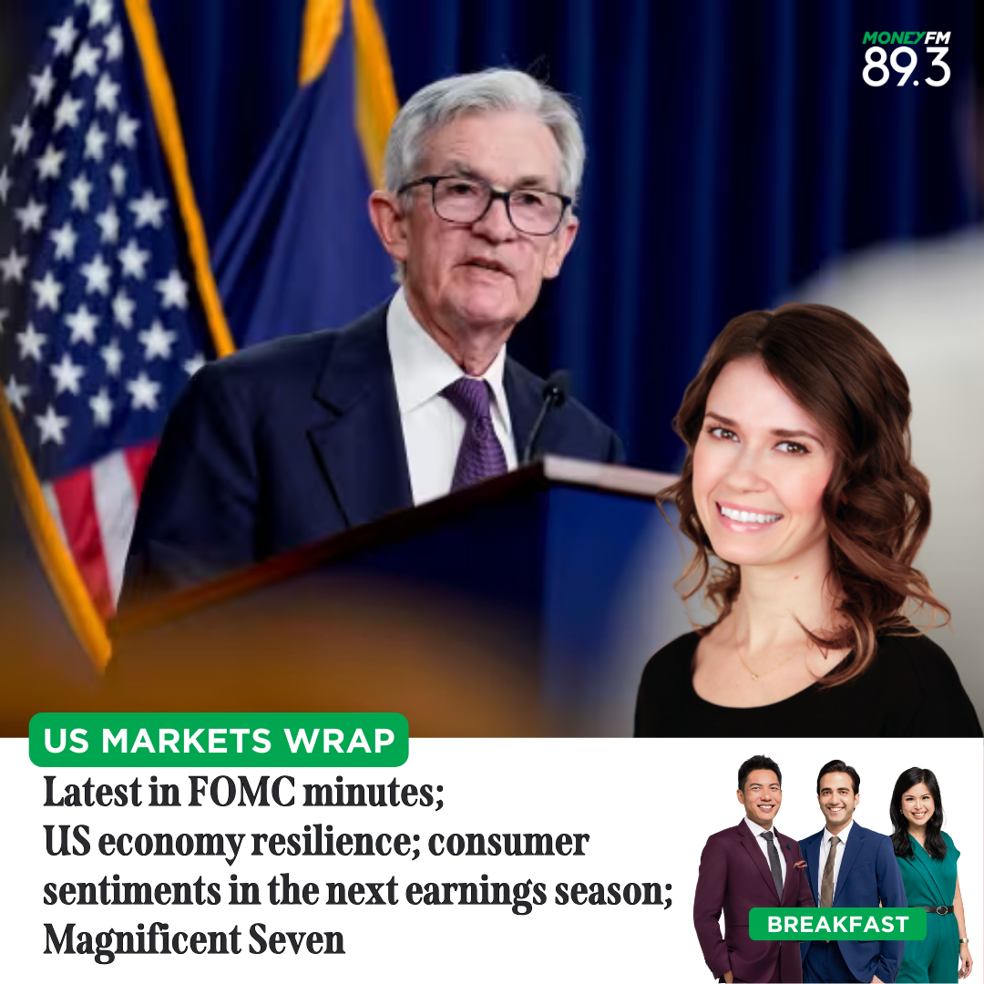 US Markets Wrap: Latest in FOMC minutes; US economy resilience; consumer sentiments in the next earnings season; Magnificent Seven 
