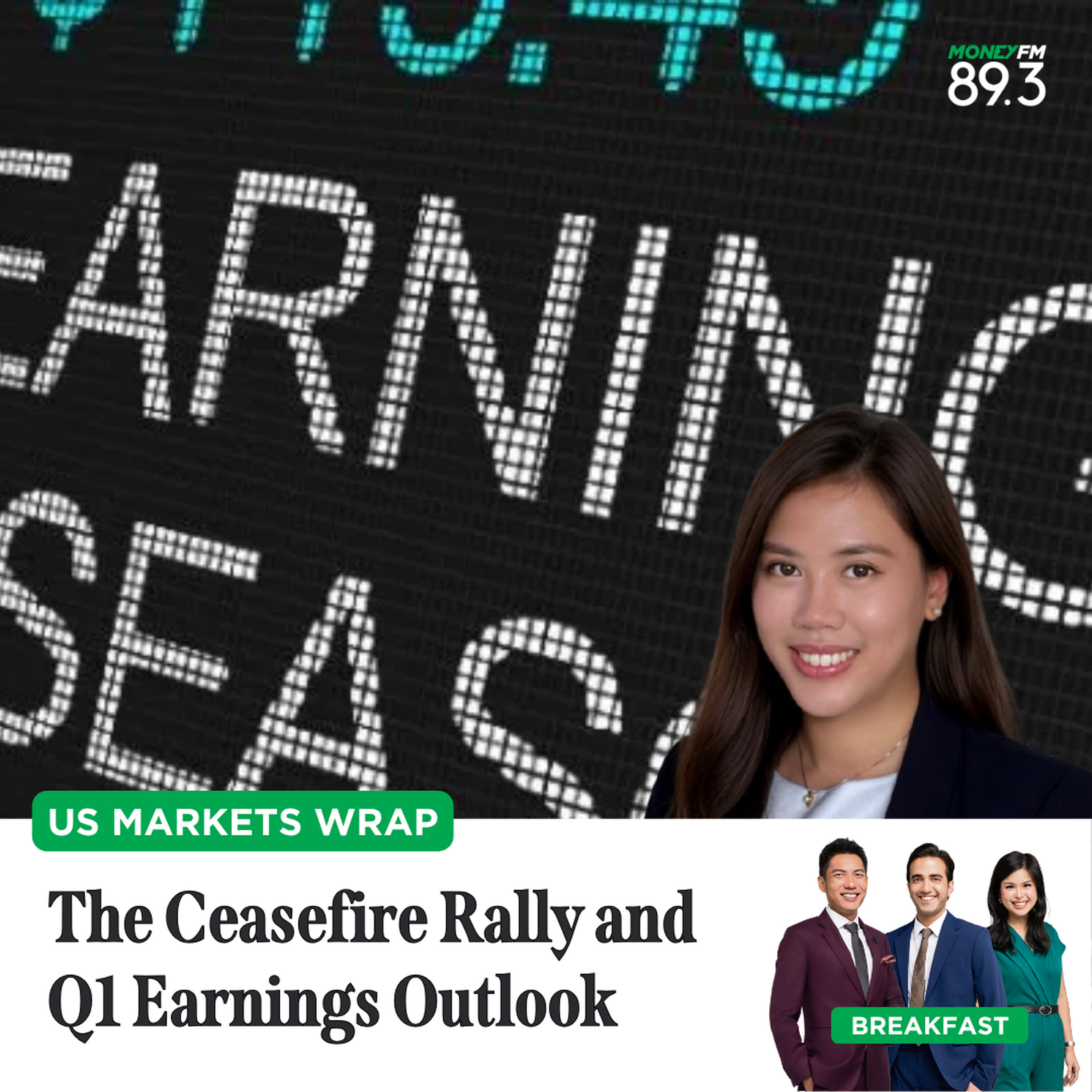 US Markets Wrap: The Ceasefire Rally and Q1 Earnings Outlook episode artwork