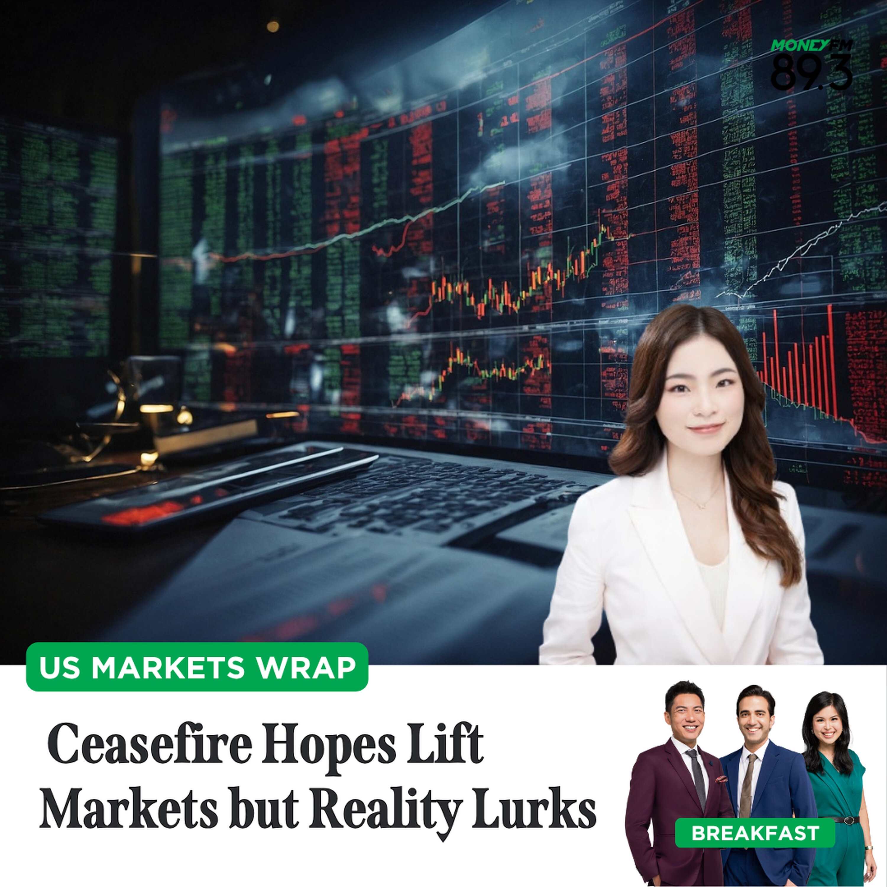 US Markets Wrap: Ceasefire Hopes Lift Markets but Reality Lurks episode artwork