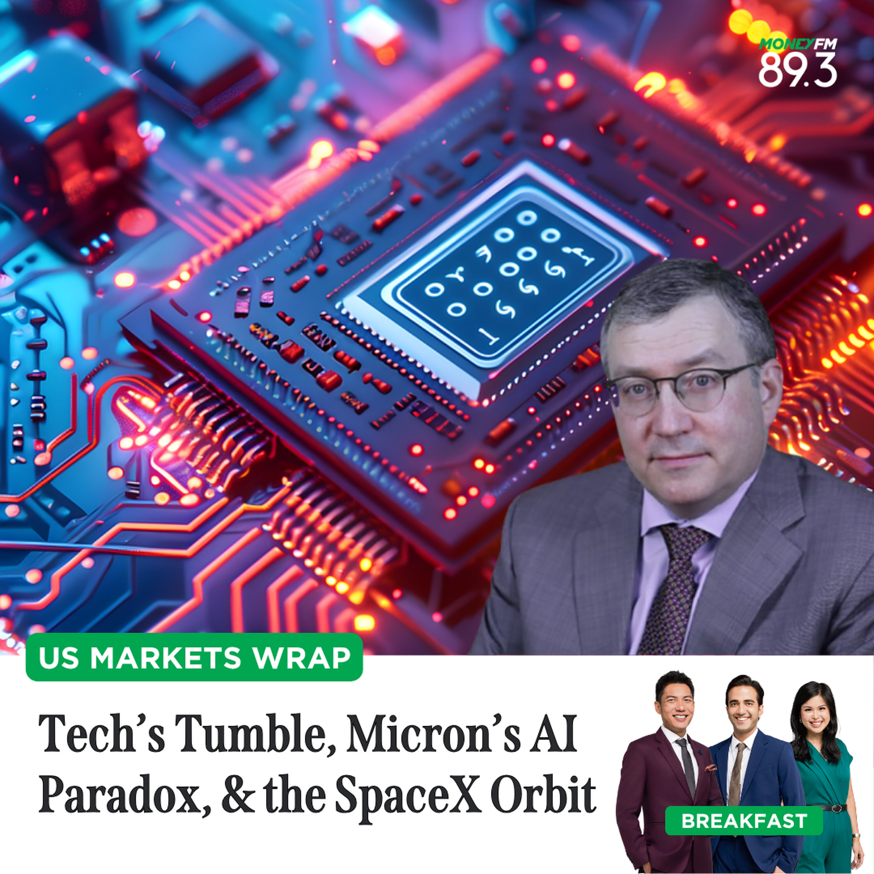 US Markets Wrap: Tech’s Tumble, Micron’s AI Paradox, and the SpaceX Orbit episode artwork