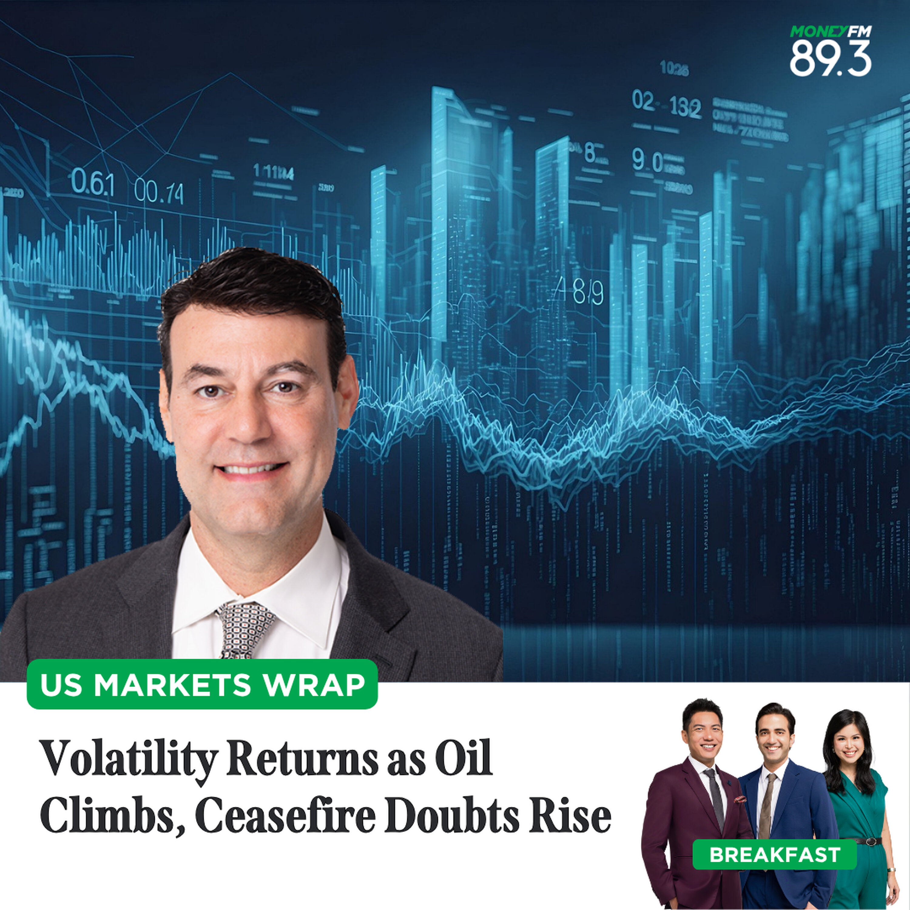 US Markets Wrap: Volatility Returns as Oil Climbs, Ceasefire Doubts Rise episode artwork