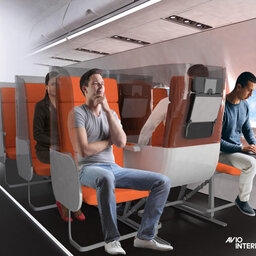#Wanderlust Airline Seat Design for Safe Distancing