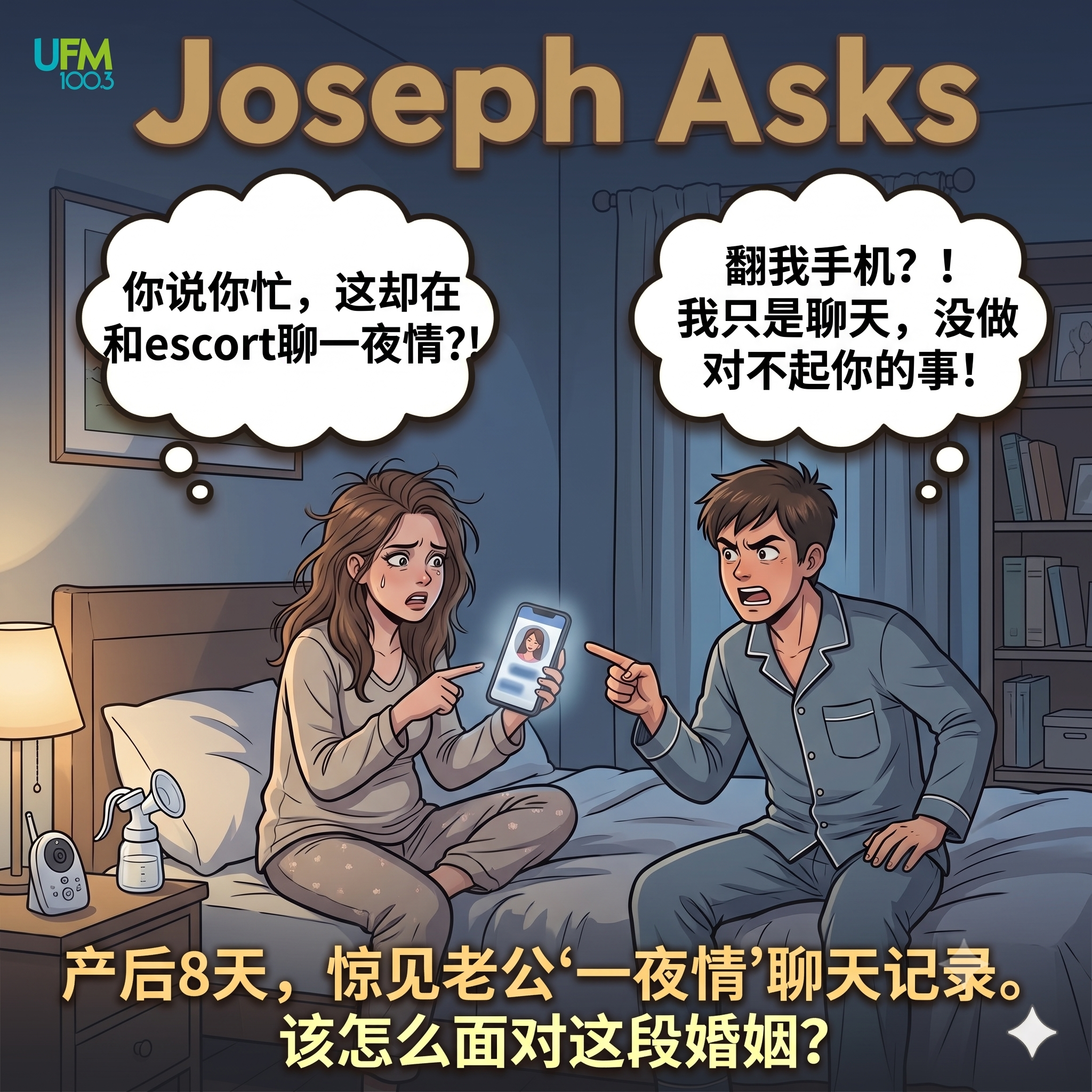 产后8天，惊见老公“一夜情”聊天记录，该怎么面对这段婚姻？