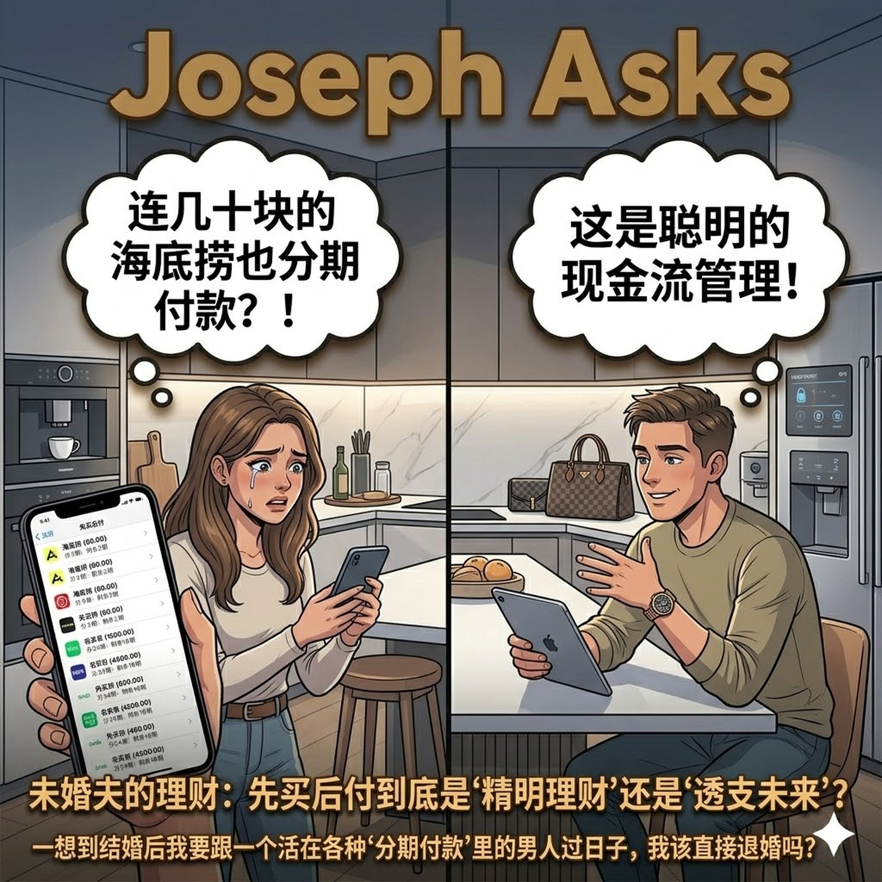 未婚夫的理财:先买后付到底是“精明理财”还是“透支未来”?