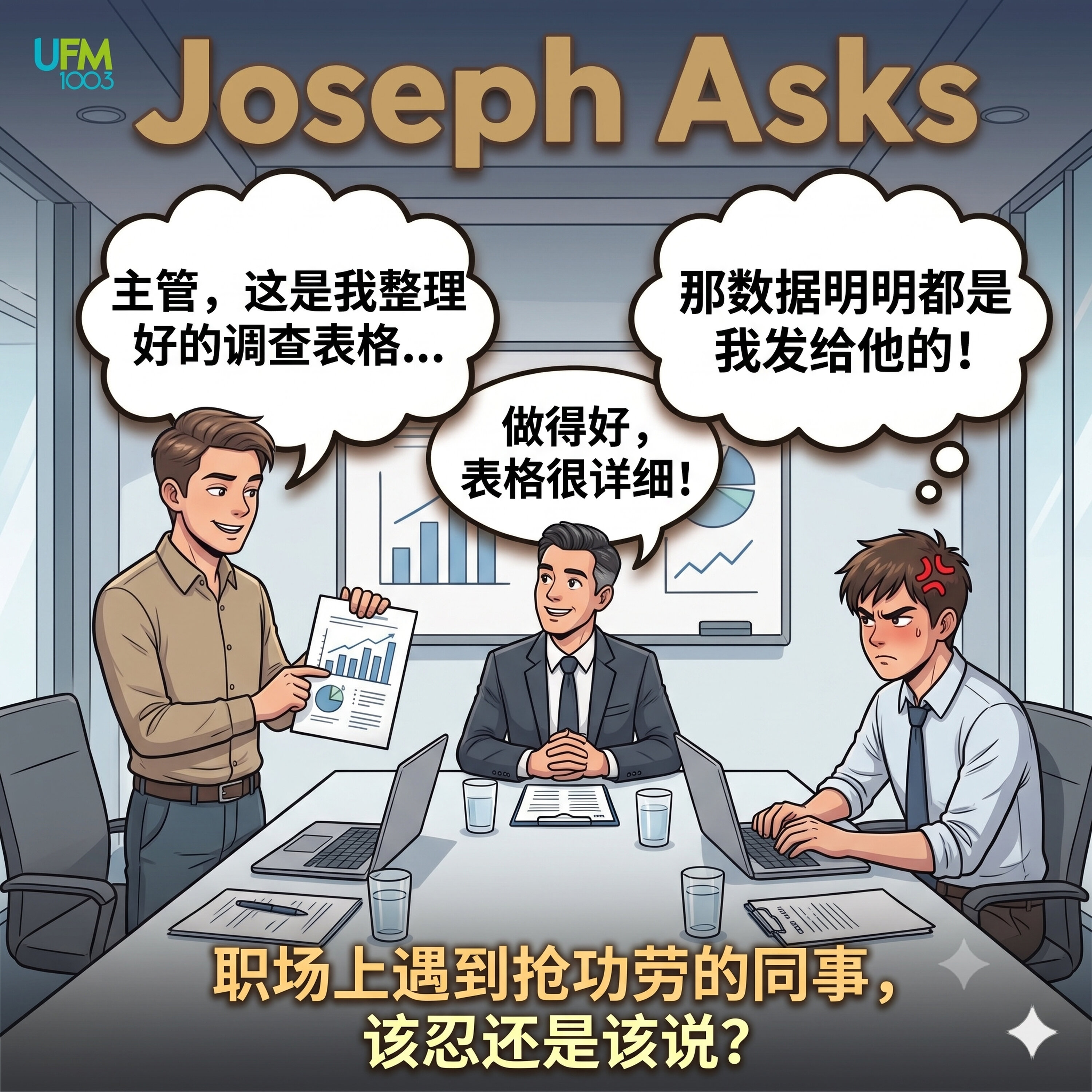 职场上遇到抢功劳的同事,该忍还是该说?