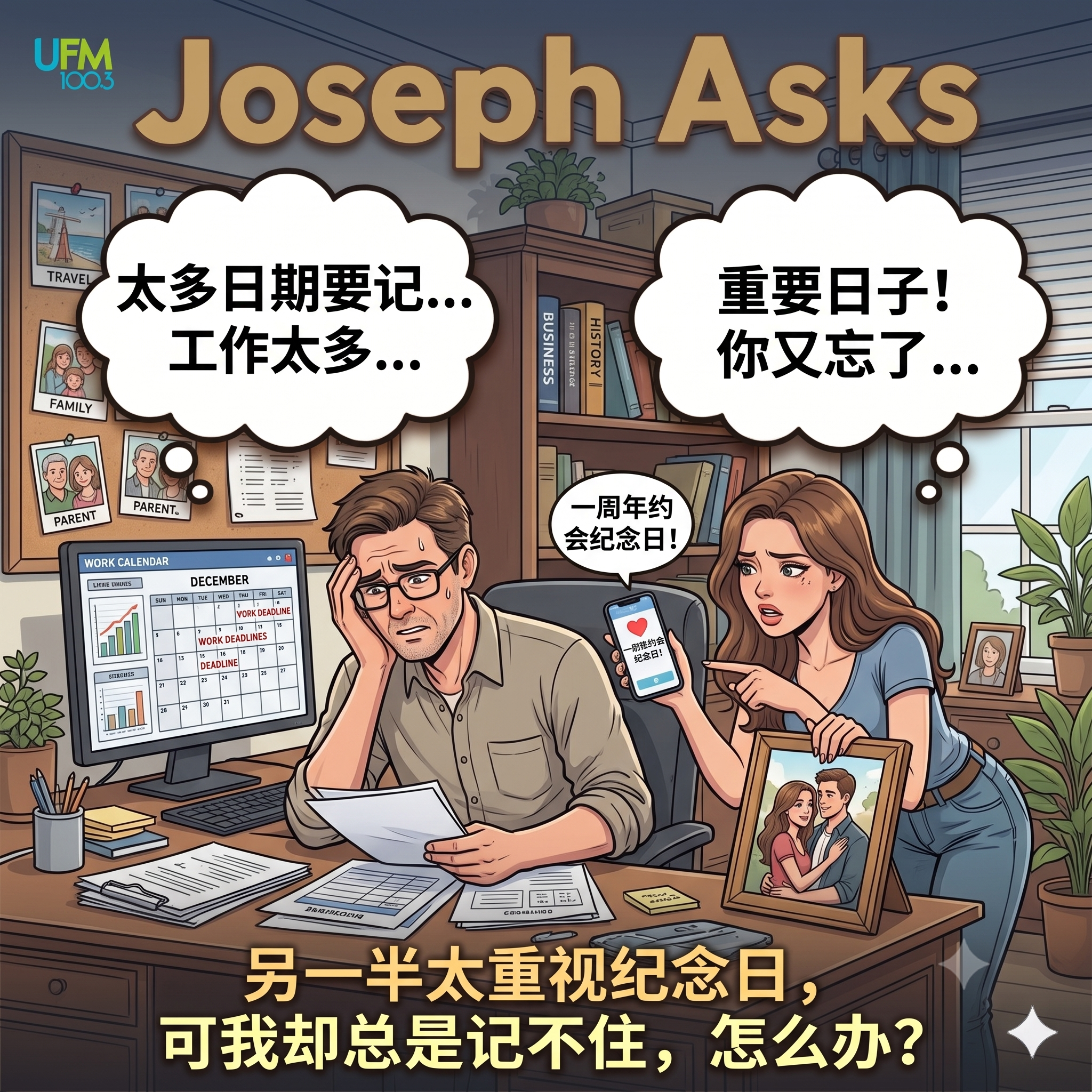 另一半太重视纪念日，可我却总是记不住，怎么办？