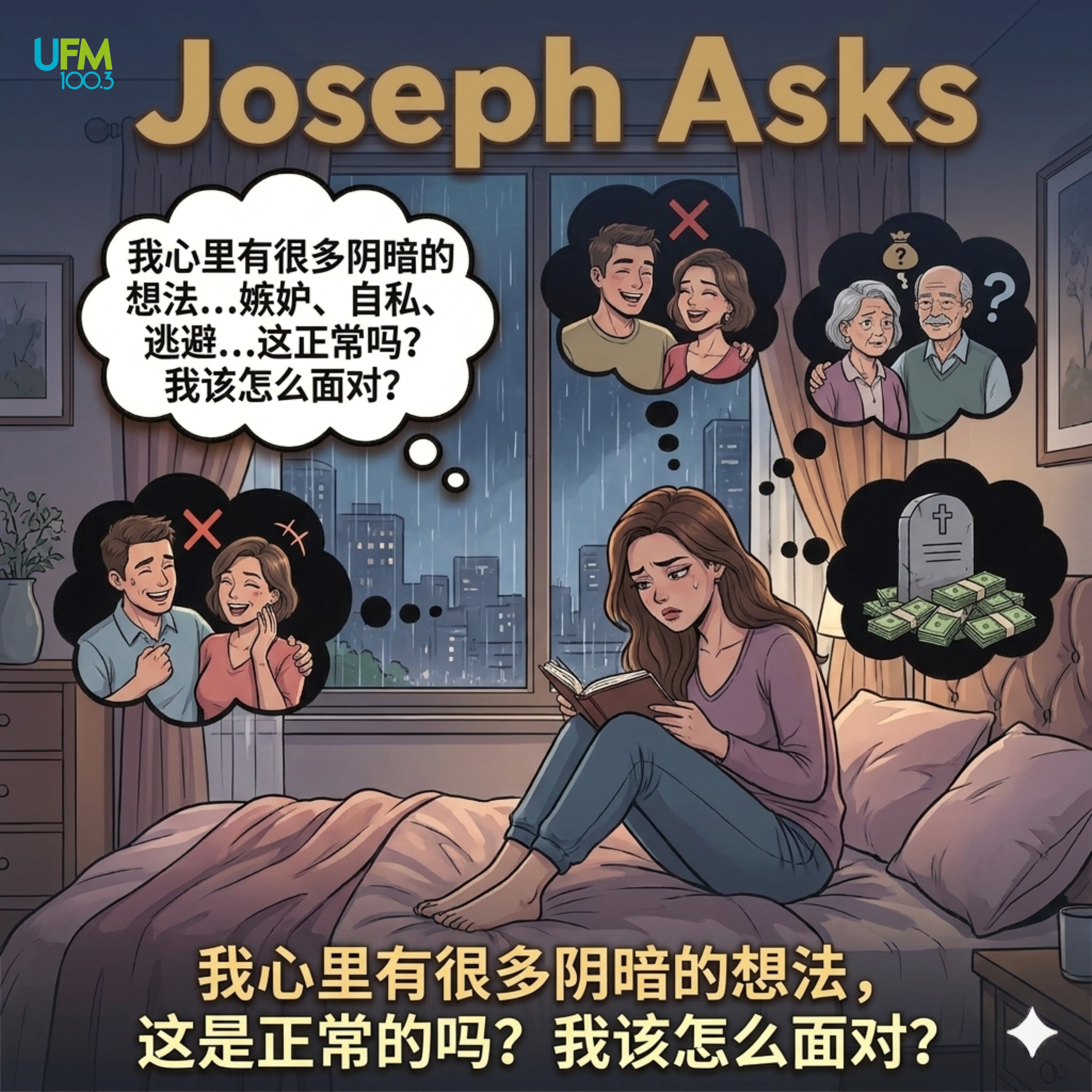 我心里有很多阴暗的想法,这是正常的吗?我该怎么面对?