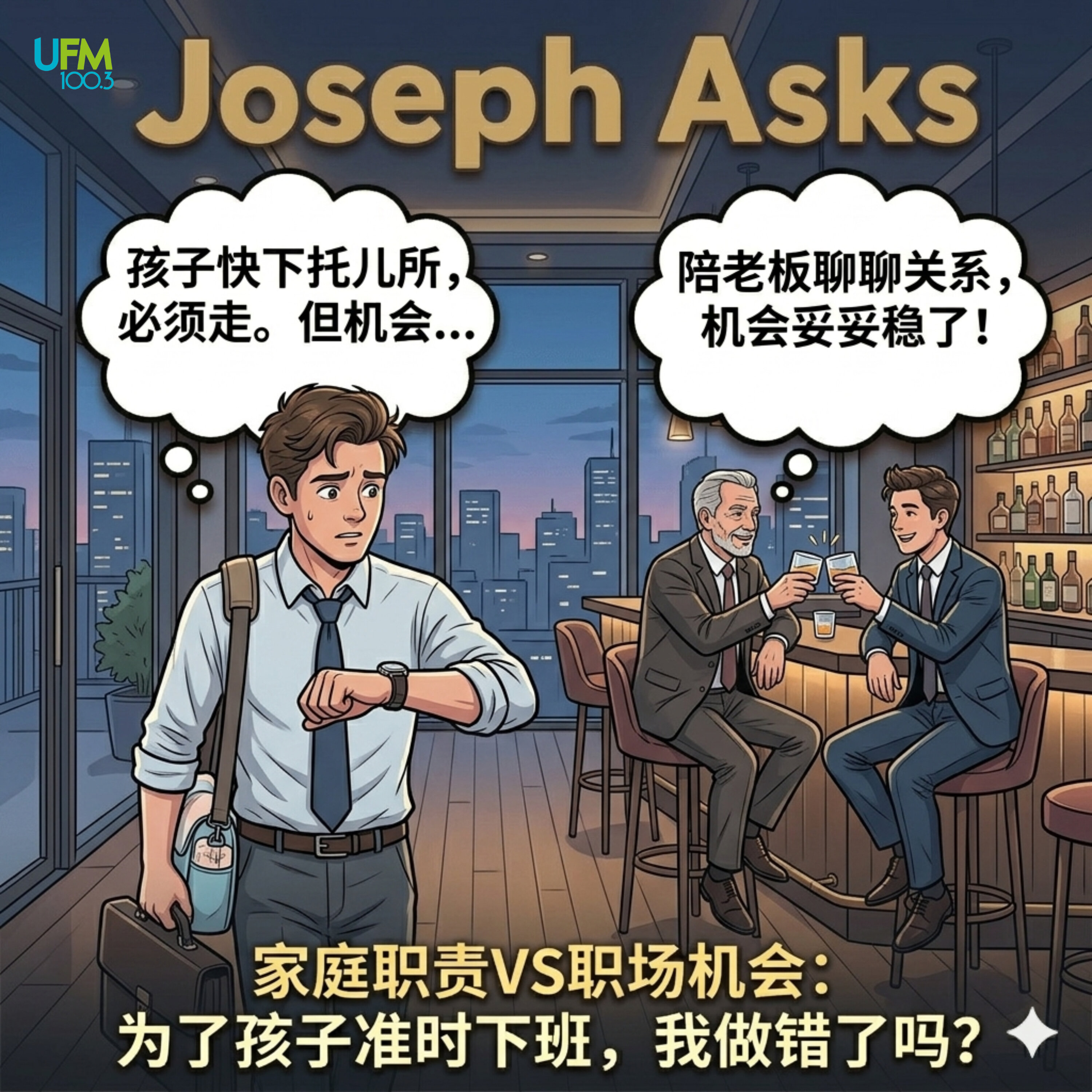 为了家庭准时下班,却输给了会跟主管应酬的同事,我做错了吗?