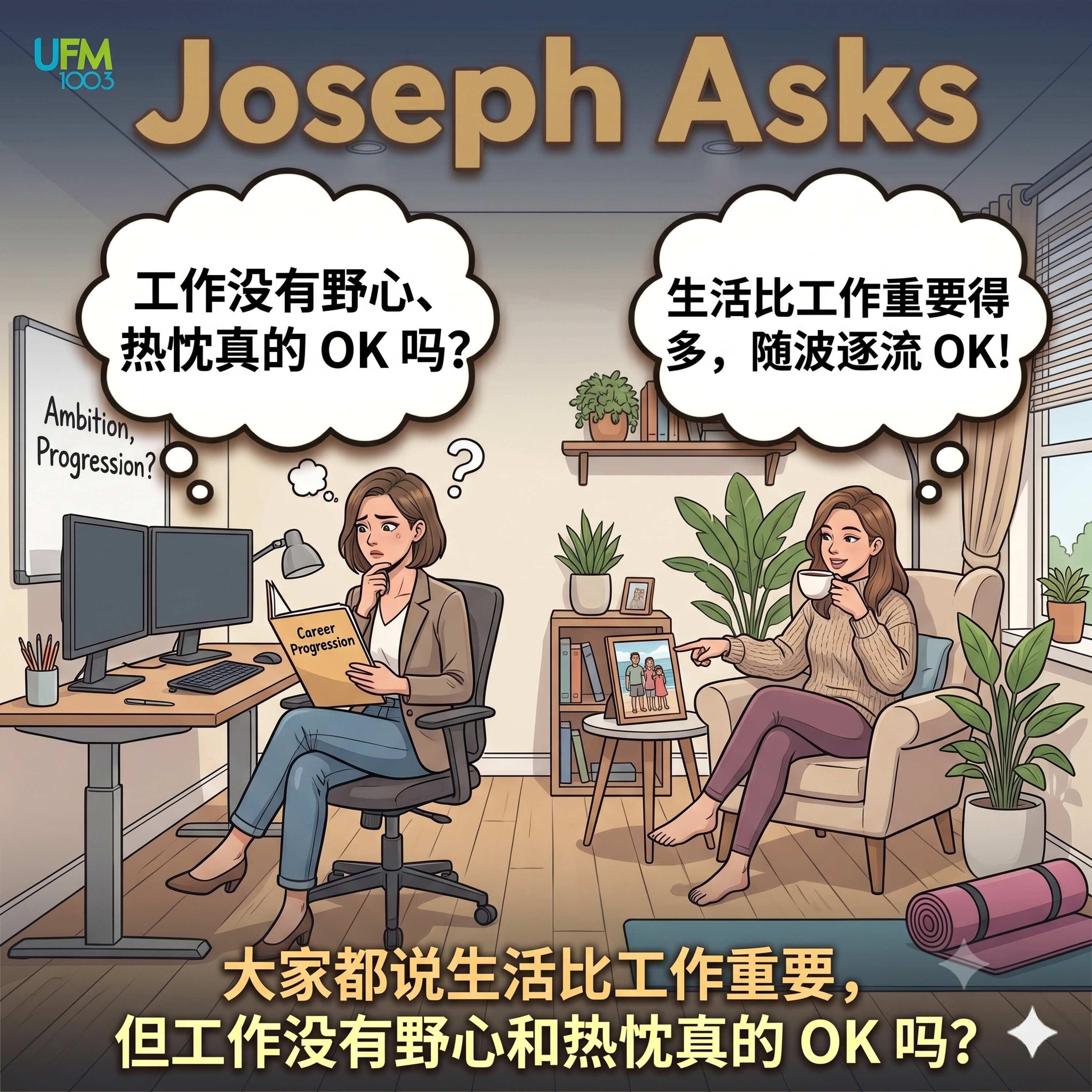 大家都说生活比工作重要,但工作没有热忱和野心真的OK吗?