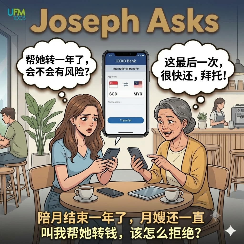 陪月结束一年了，月嫂还一直叫我帮她转钱，该怎么拒绝？