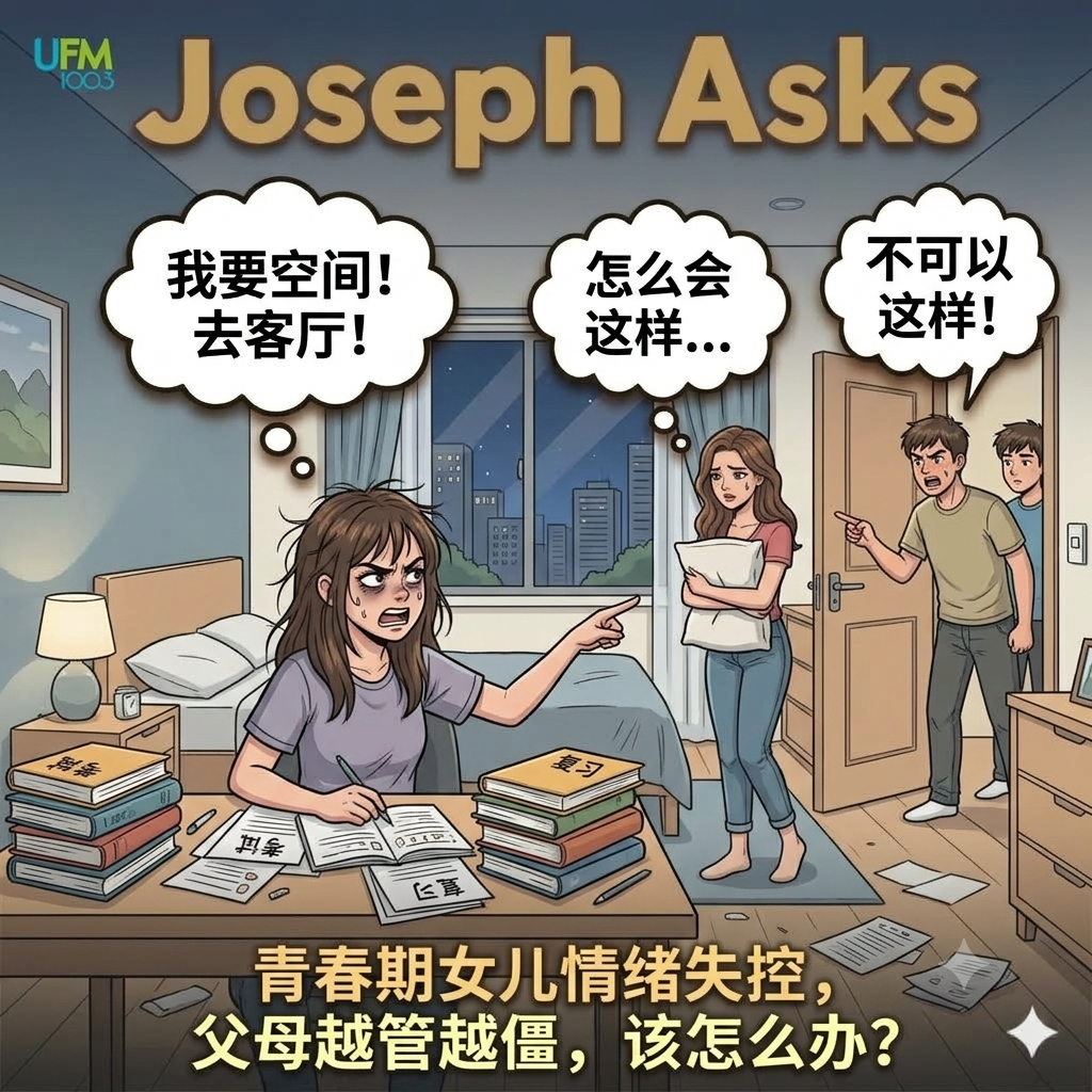 青春期女儿情绪失控，父母越管越僵，该怎么办？