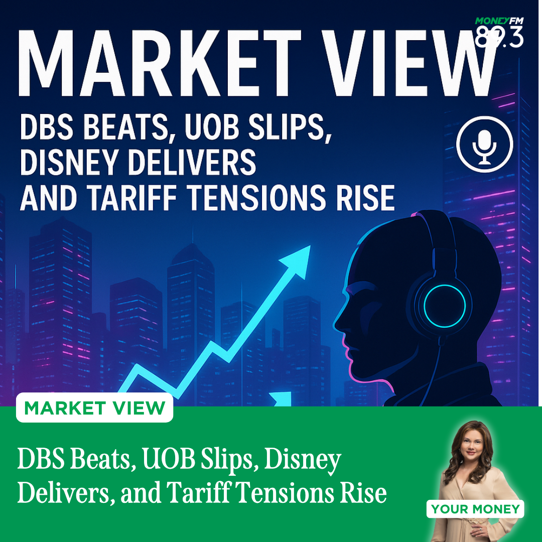 Market View: DBS Beats, UOB Slips, Disney Delivers, and Tariff Tensions Rise