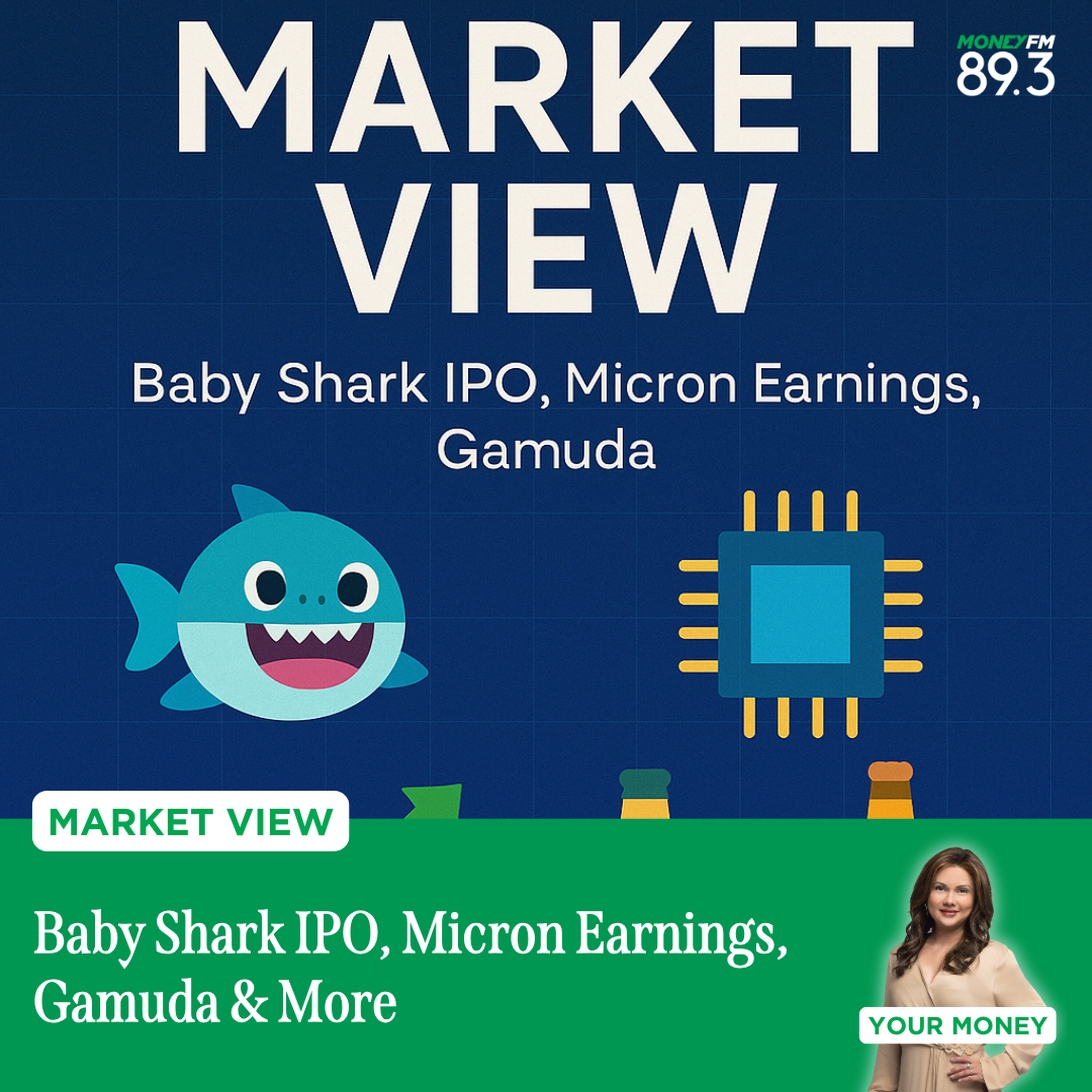 Market View: Baby Shark IPO, Micron Earnings, Gamuda & More