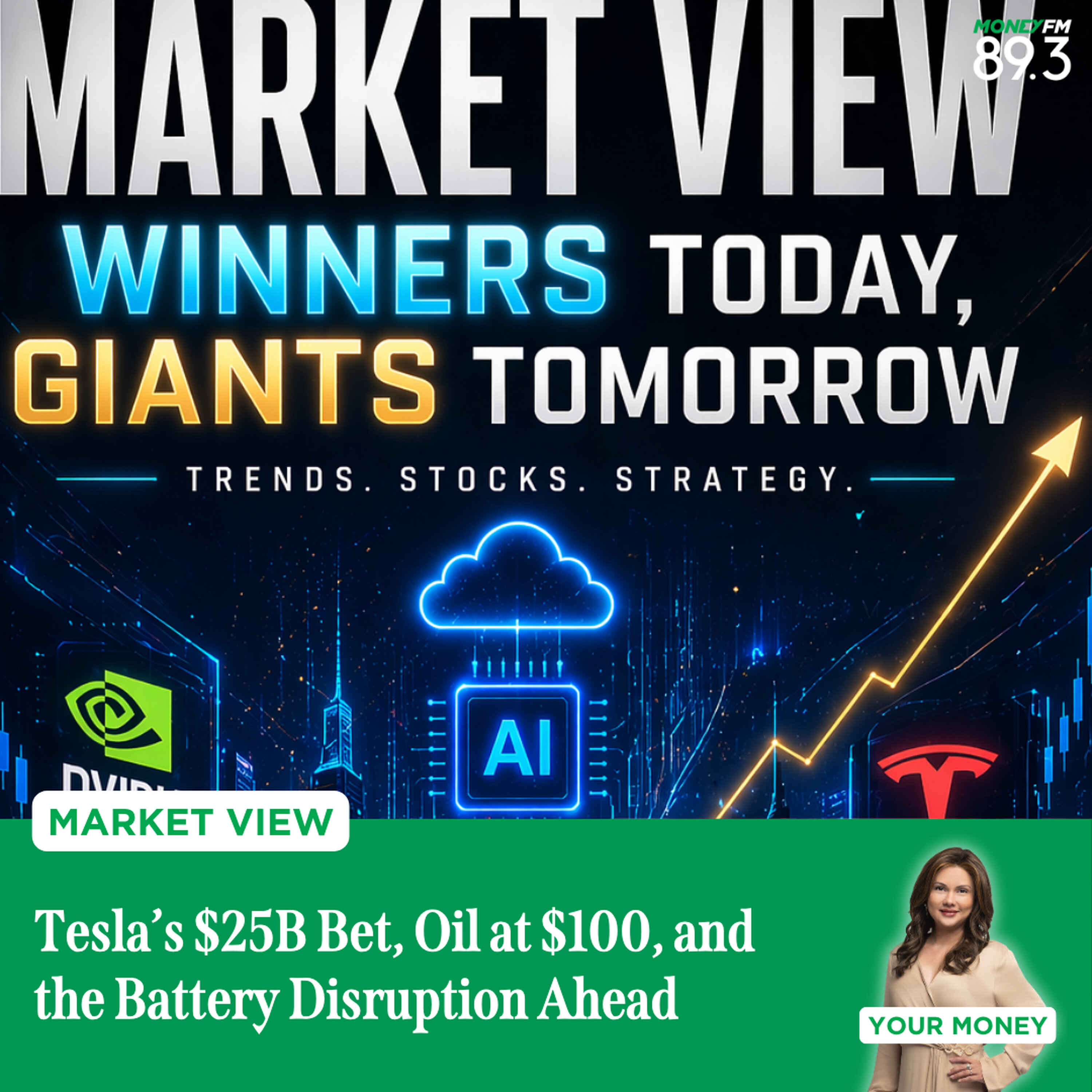 Market View: Tesla’s $25B Bet, Oil at $100, and the Battery Disruption Ahead