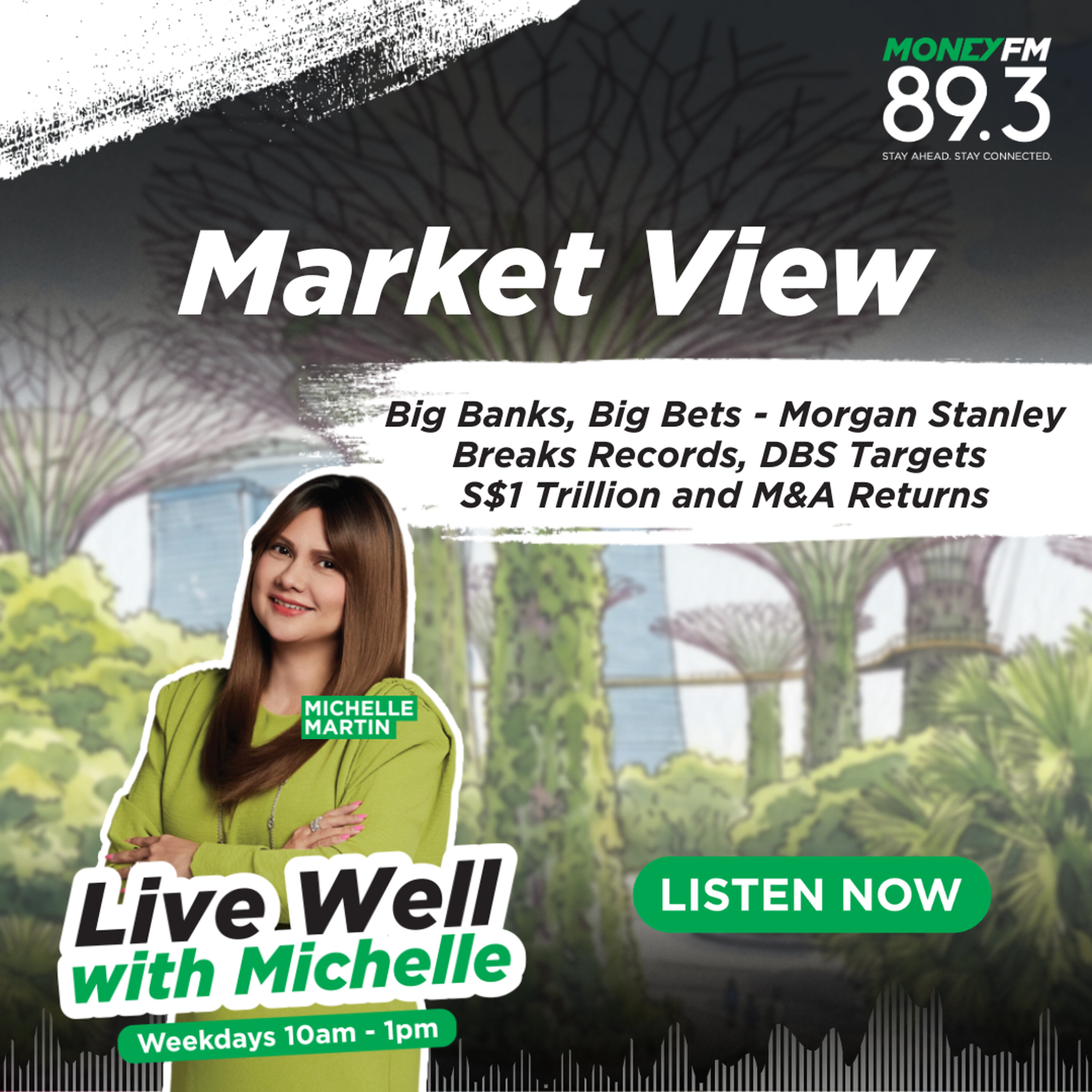 Market View: Big Banks, Big Bets - Morgan Stanley Breaks Records, DBS Targets S$1 Trillion and M&A Returns
