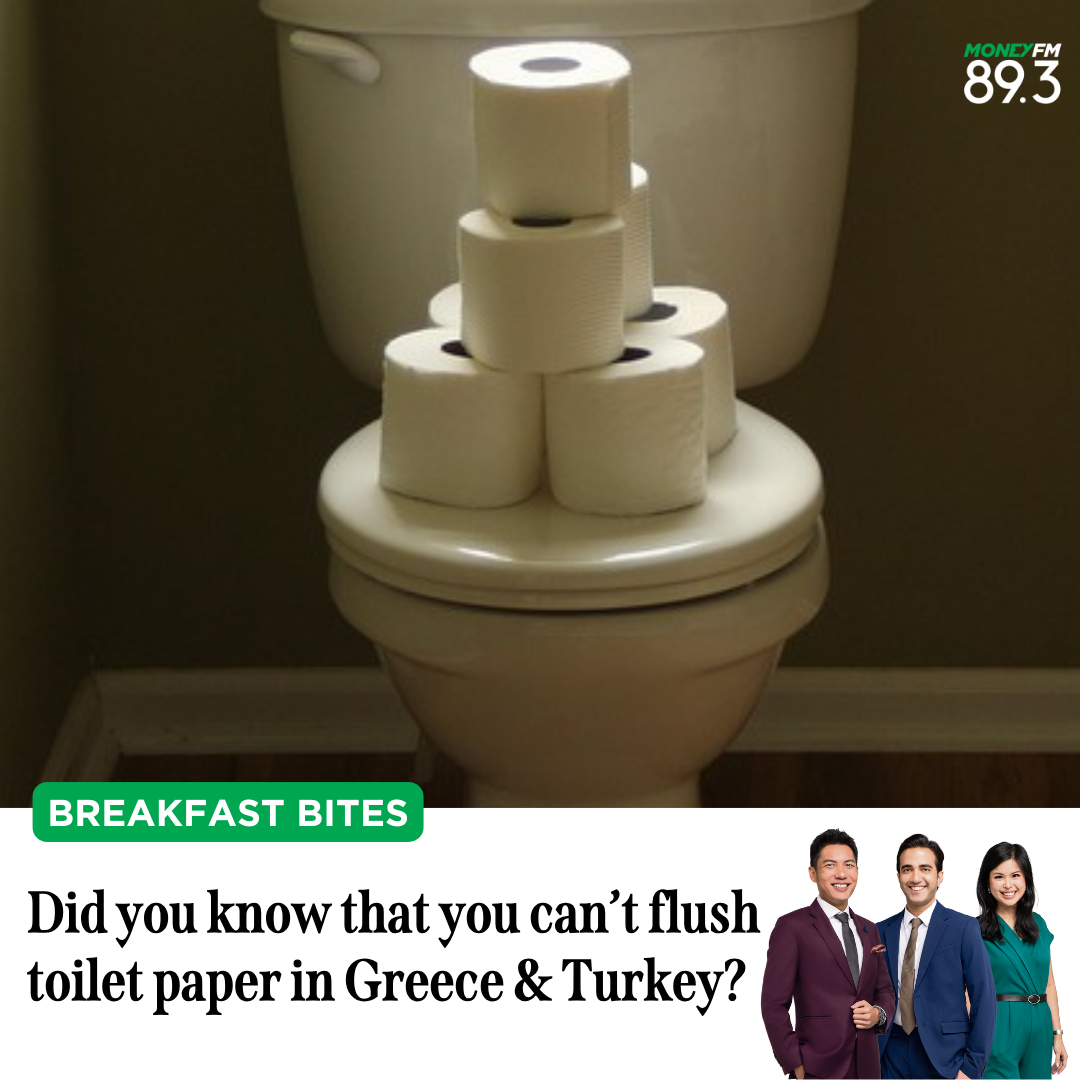 Breakfast Bites: Did you know that you can't flush toilet paper in Greece & Turkey?
