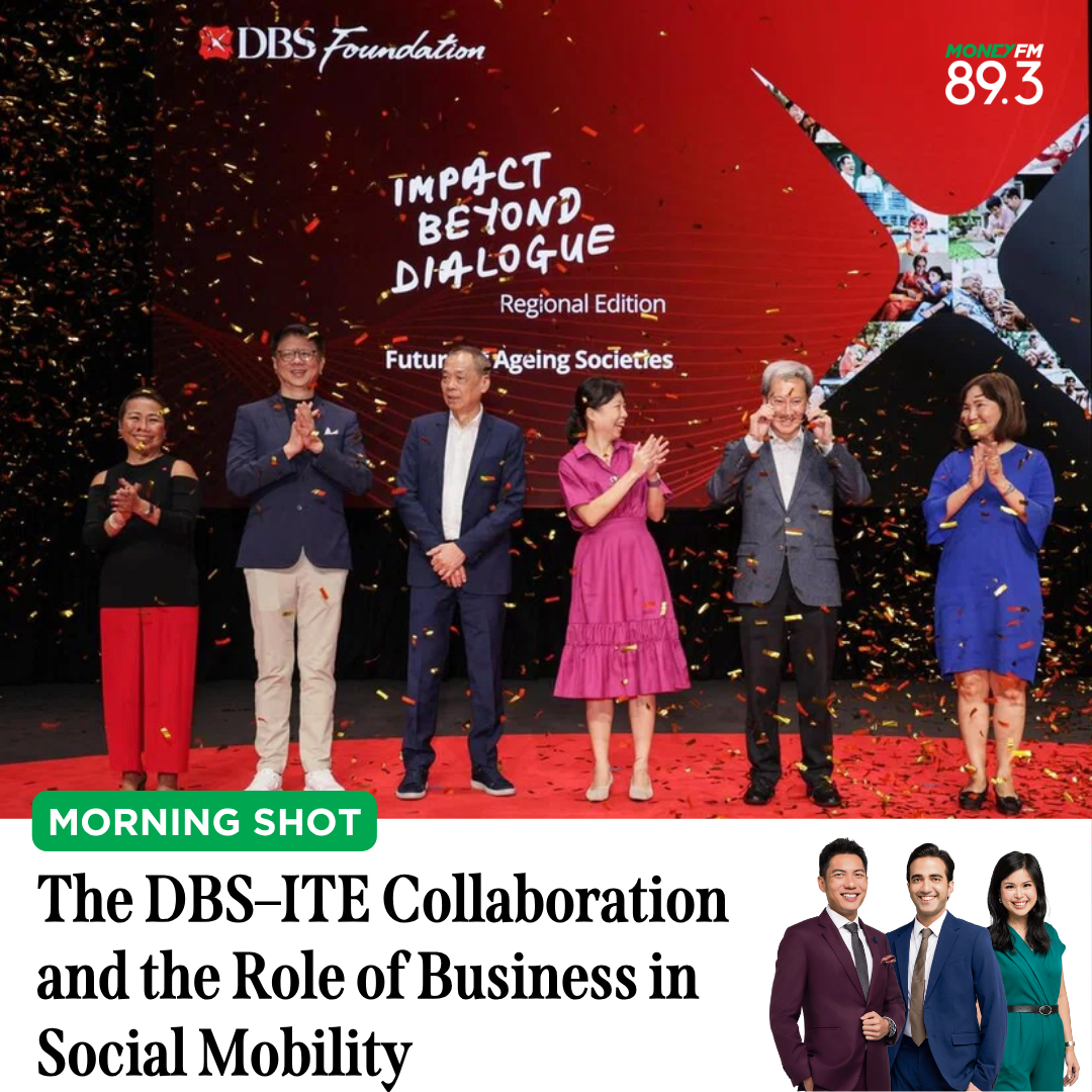 Morning Shot: The DBS–ITE Collaboration and the Role of Business in Social Mobility