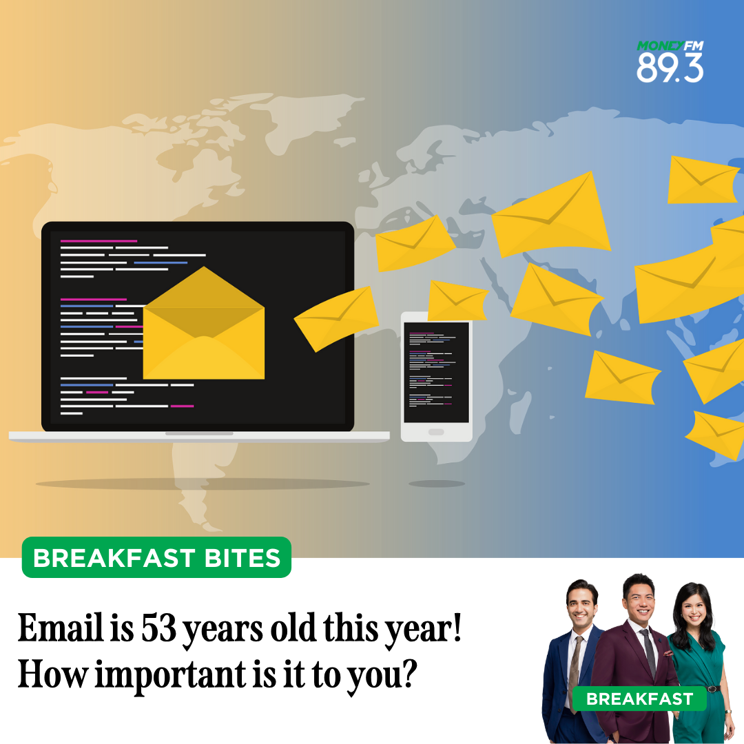 Breakfast Bites: Email turns 53 this year! Be honest: do you still use it?