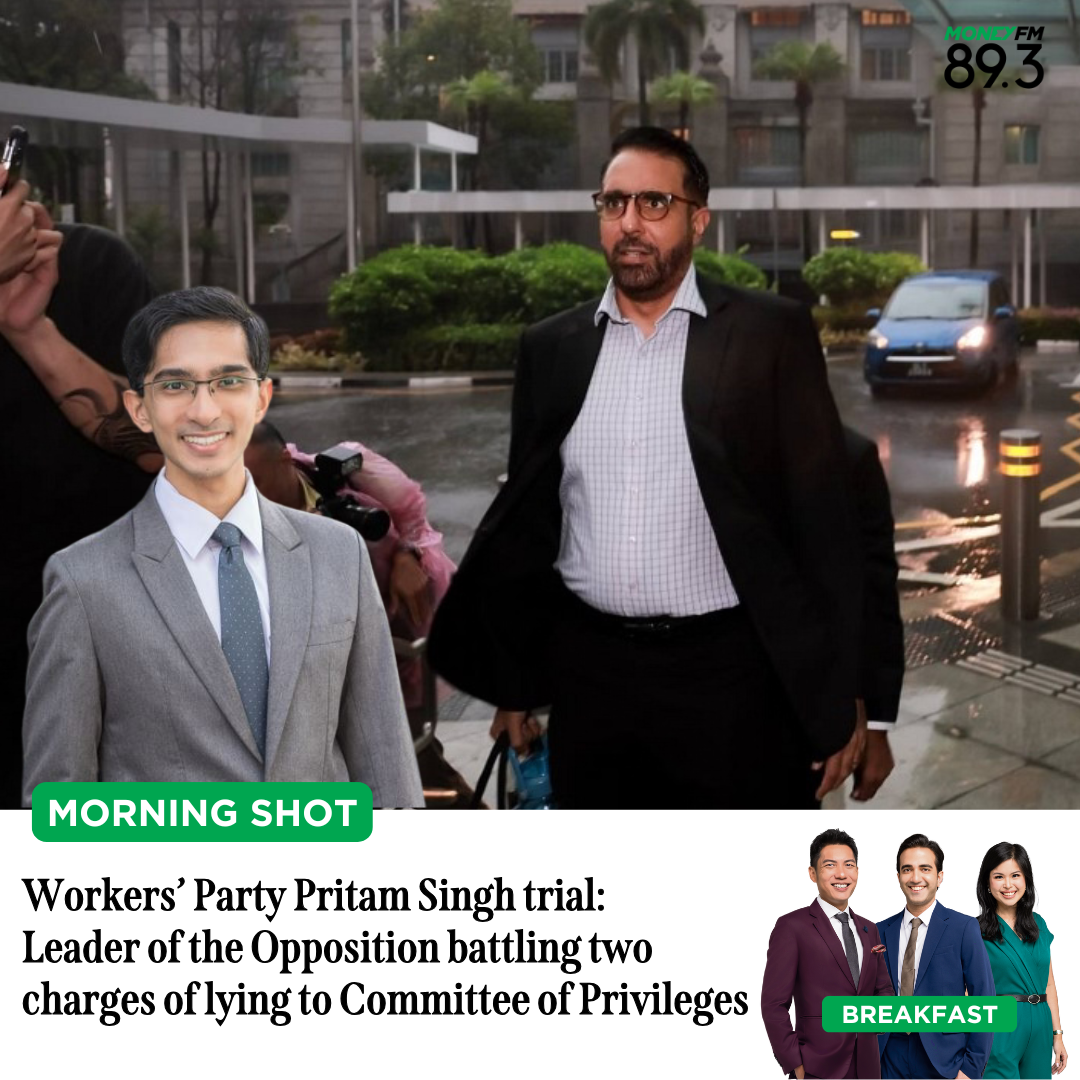 Morning Shot: Workers’ Party Pritam Singh trial -  Leader of the Opposition battling two charges of lying to Committee of Privileges