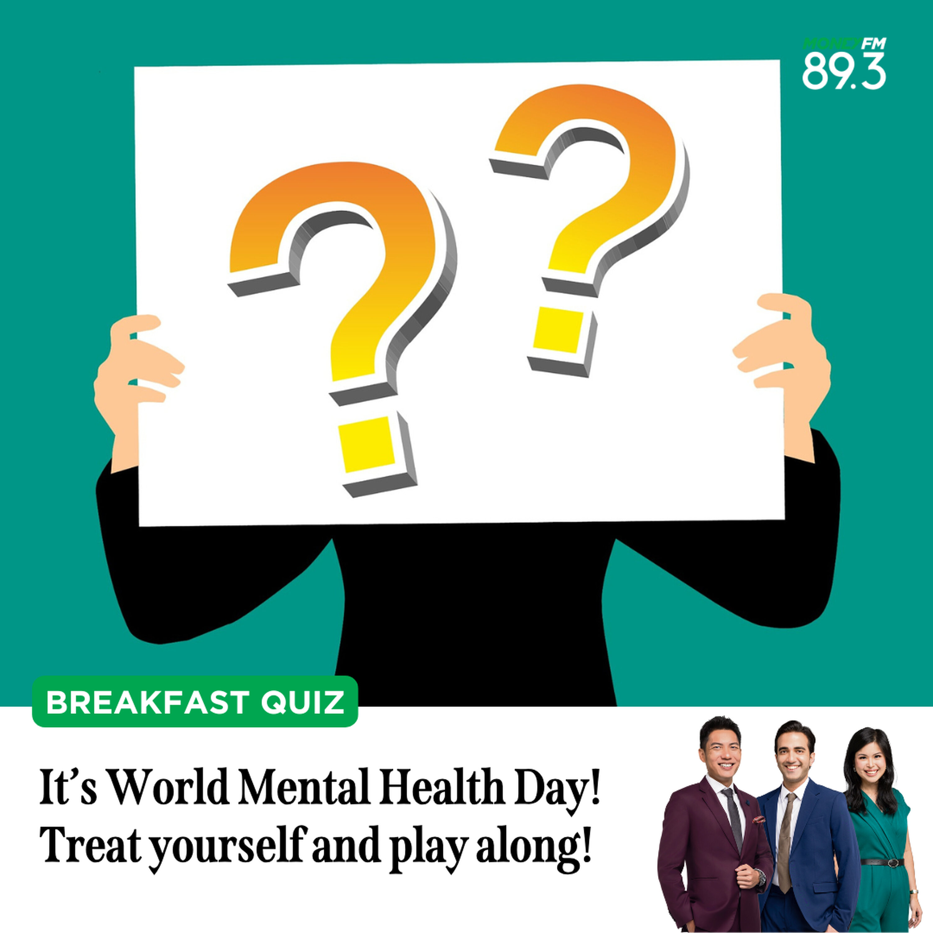 Breakfast Quiz: Treat yourself this World Mental Health Day!