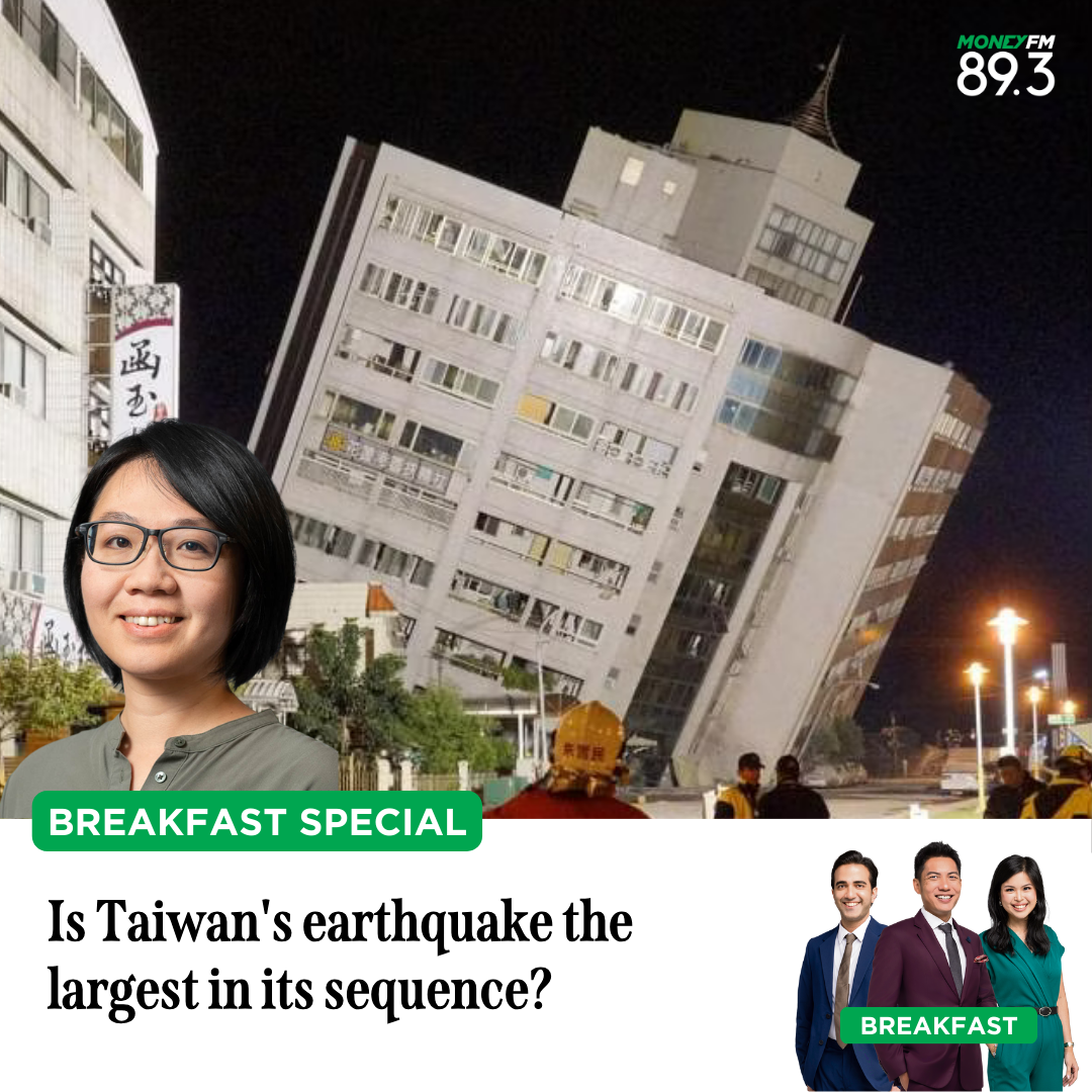 Breakfast Special: Is Taiwan's earthquake the largest in its sequence?