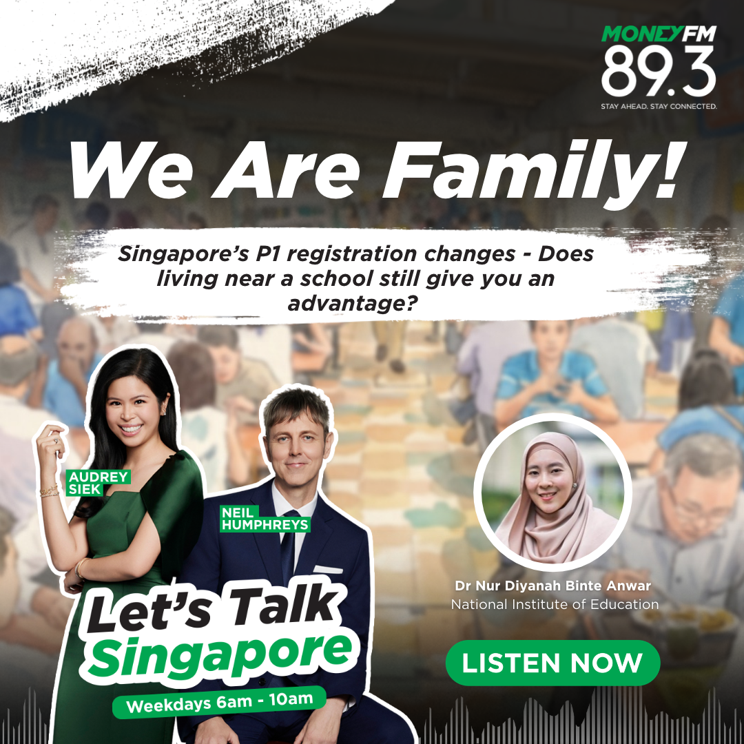We Are Family!: Singapore’s P1 registration changes - Does living near a school still give you an advantage? 