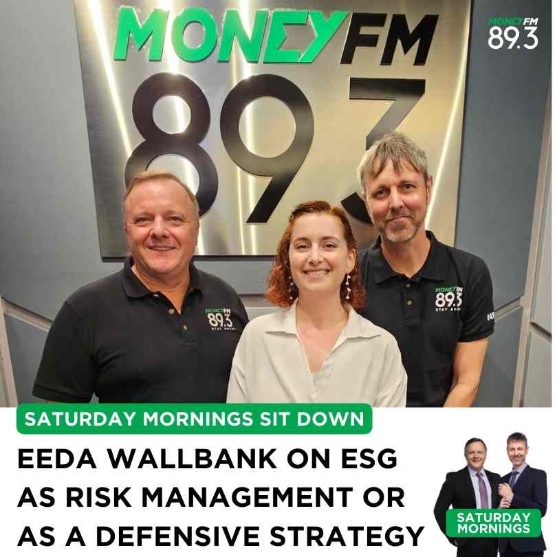Saturday Mornings: Eeda Wallbank on whether ESG is risk management or playing defense.