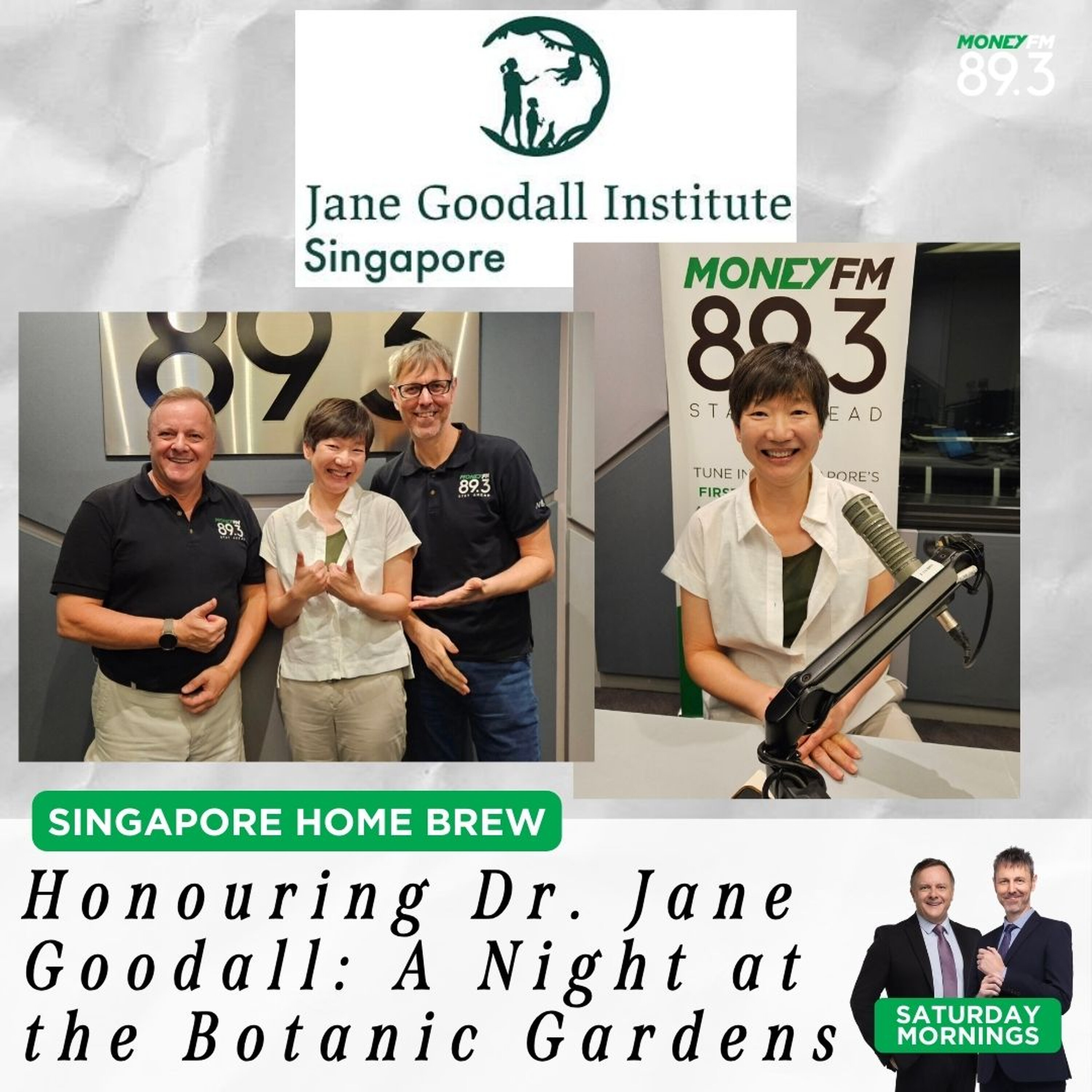 Saturday Mornings: Honouring Jane Goodall: A Night of Hope, Wildlife & Community at the Botanic Gardens episode artwork