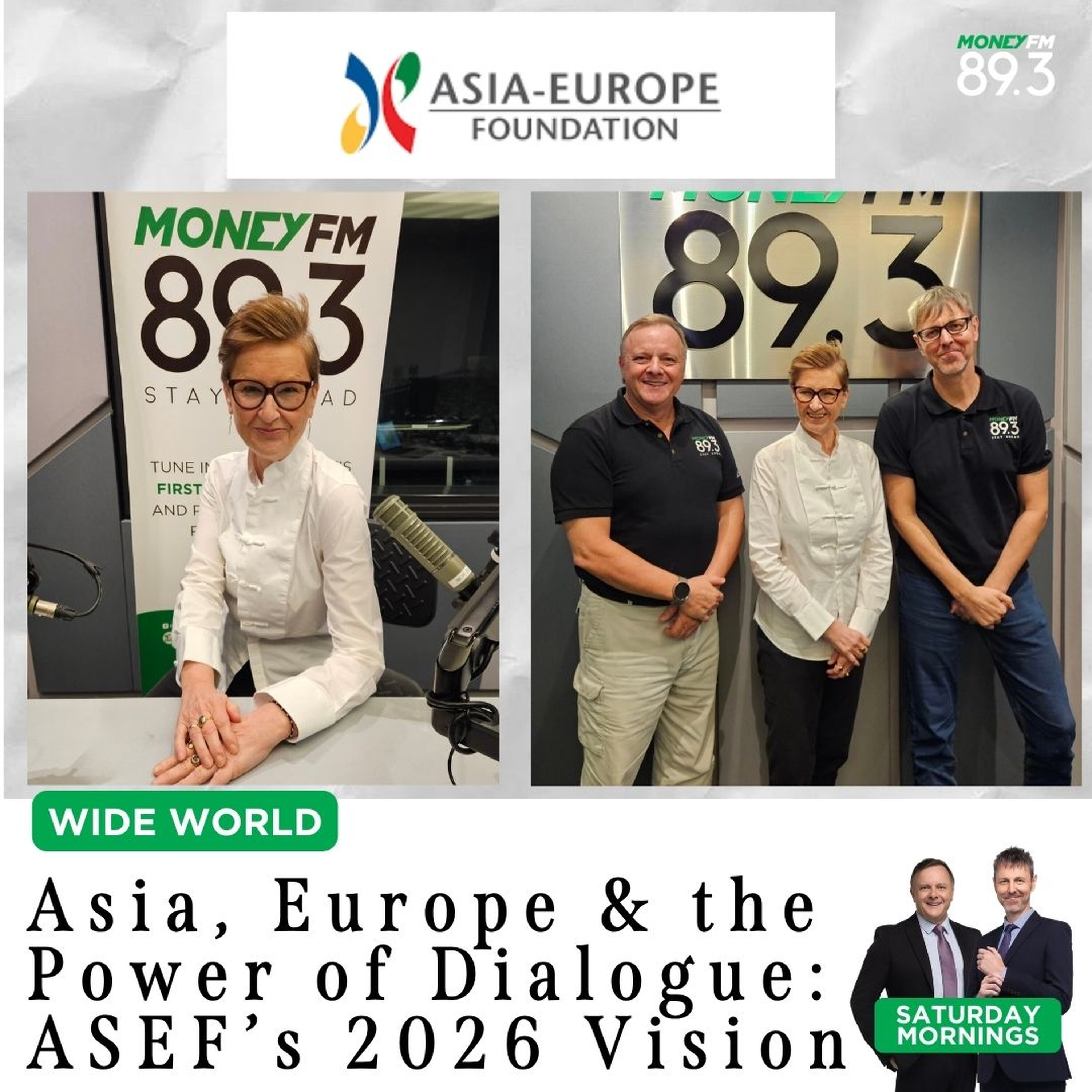 Saturday Mornings: Asia, Europe & the Power of Dialogue: ASEF’s 2026 Vision with Ambassador Beata Stoczyńska episode artwork
