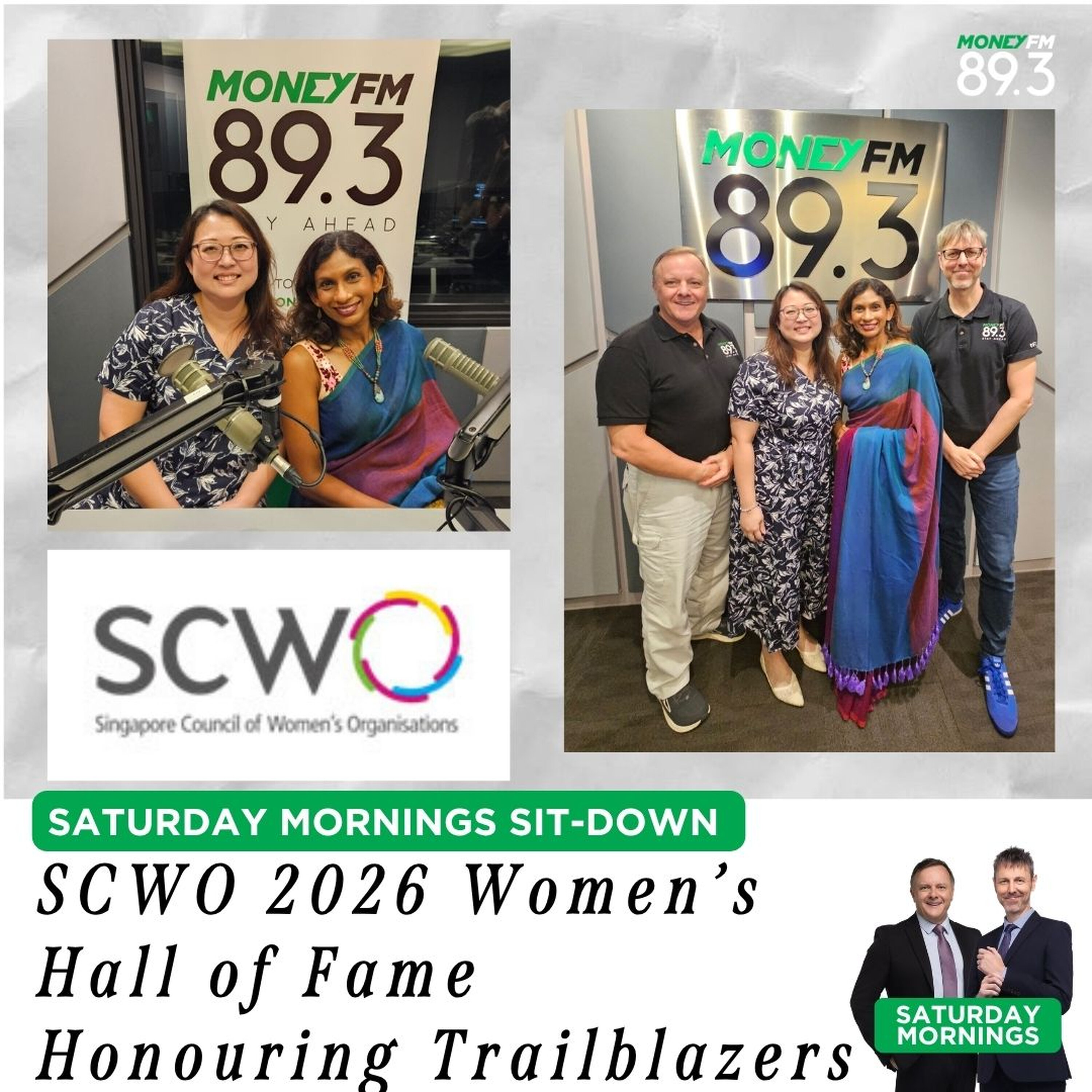 Saturday Mornings: 2026 Women’s Hall of Fame - They Built, Healed & Led: Singapore Honours Five Trailblazing Women episode artwork