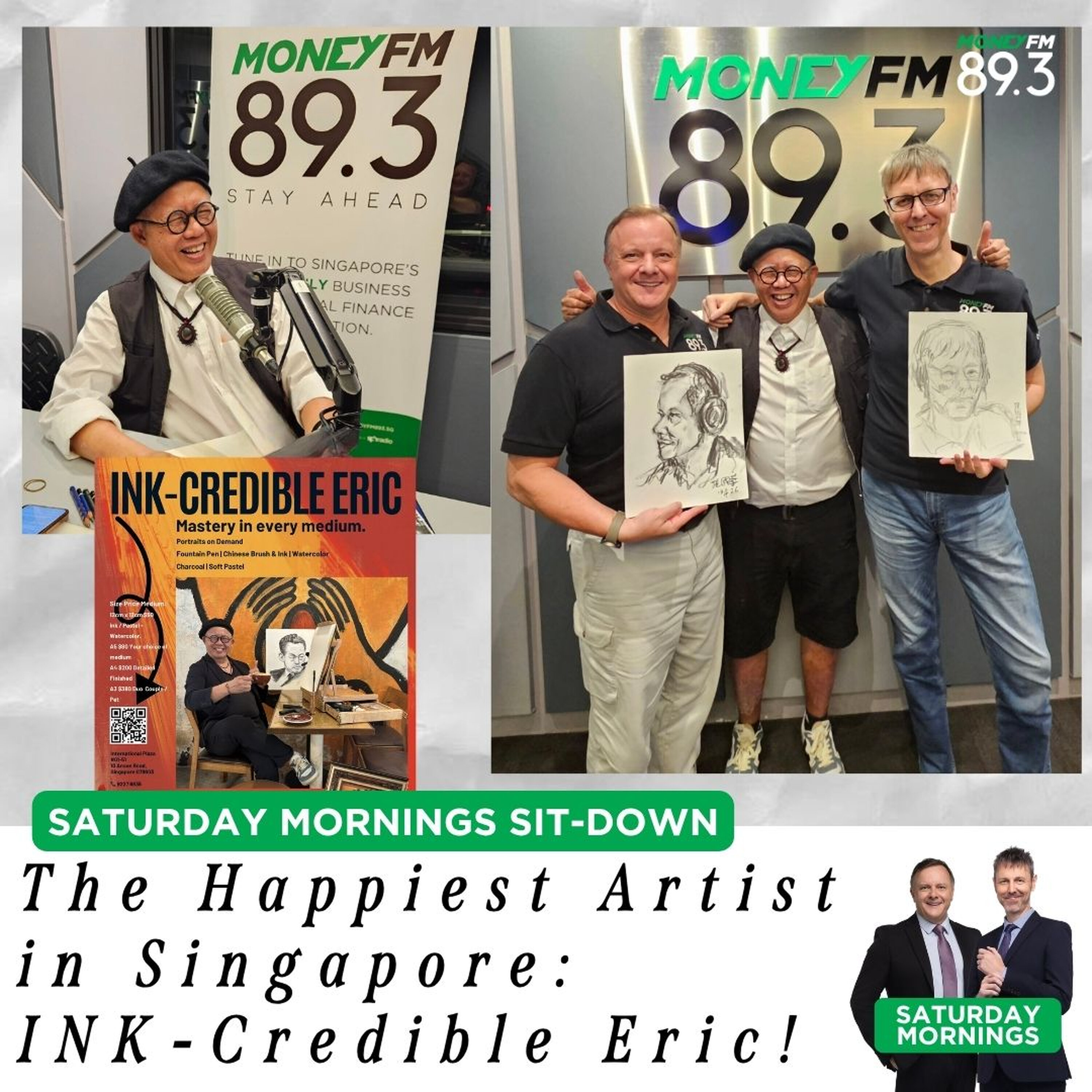 Saturday Mornings: Singapore's Happiest Artist - INK‑Credible Eric! episode artwork