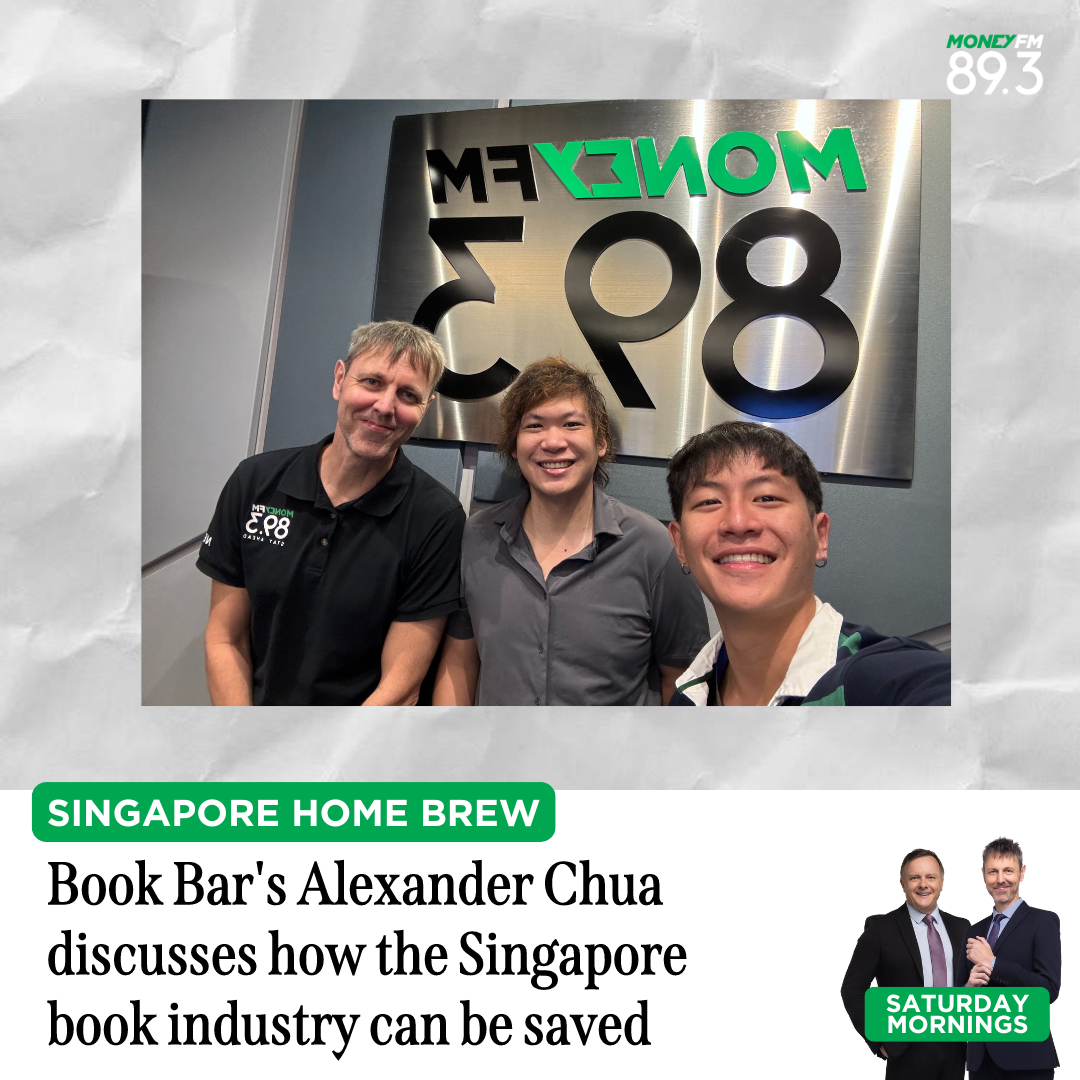 Saturday Mornings: Book Bar's Alexander Chua discusses how the Singapore book industry can be saved