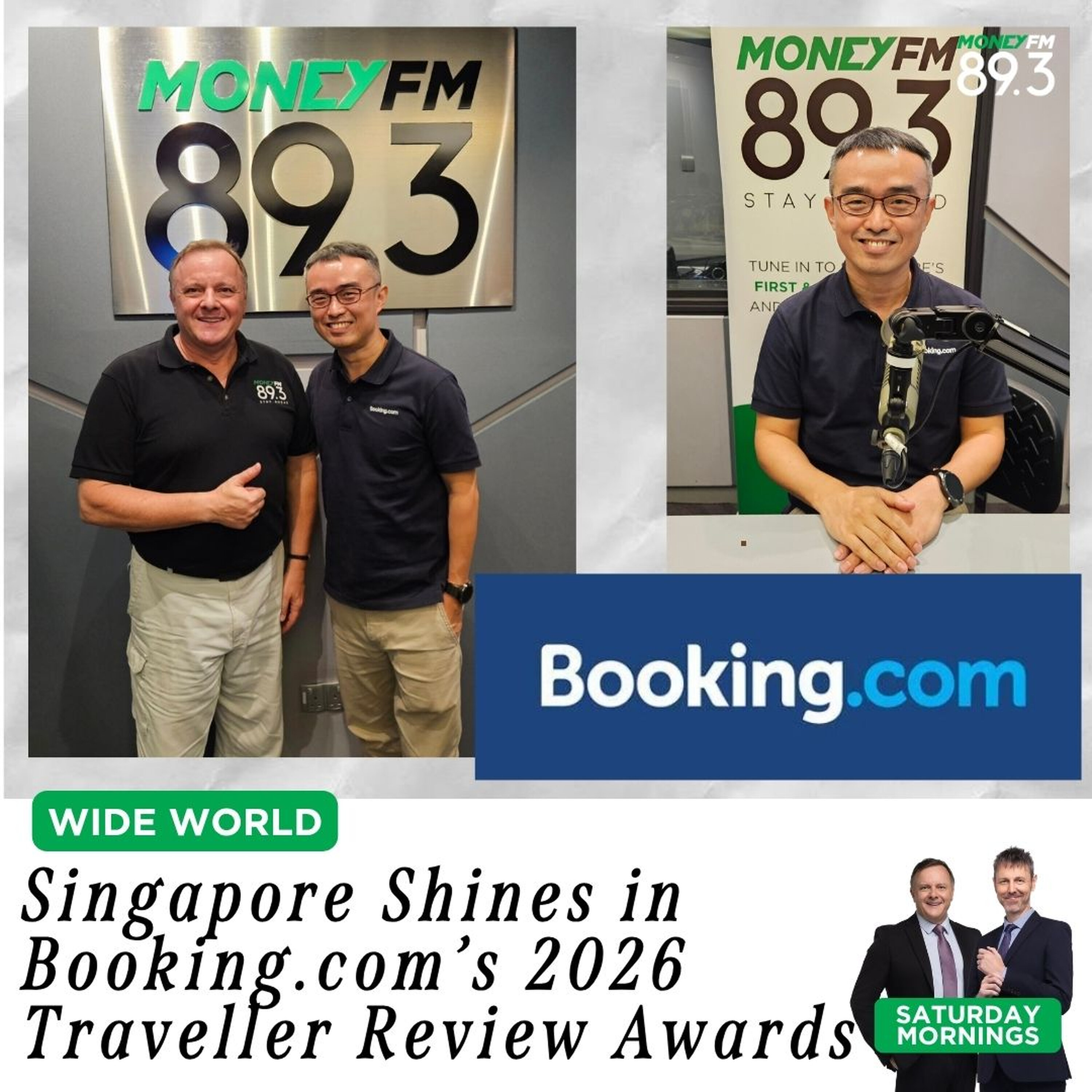 Saturday Mornings: Singapore Shines in Booking.com’s 2026 Traveller Review Awards - What’s Driving Asia’s Hospitality Boom? episode artwork
