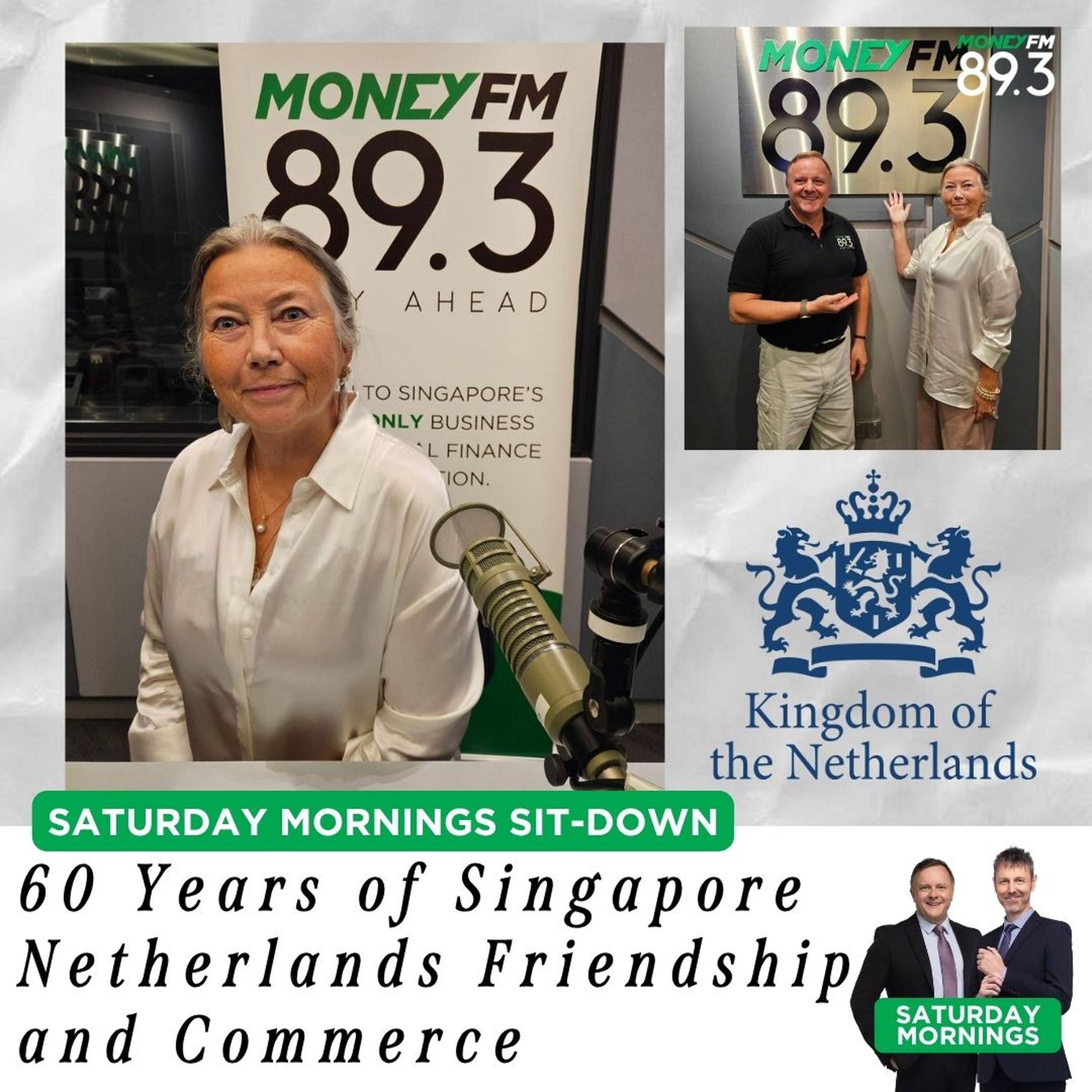 Saturday Mornings: 60 Years of Singapore. Netherlands Friendship: Ambassador Anneke Adema on Diplomacy, Partnership & a Shared Worldview episode artwork