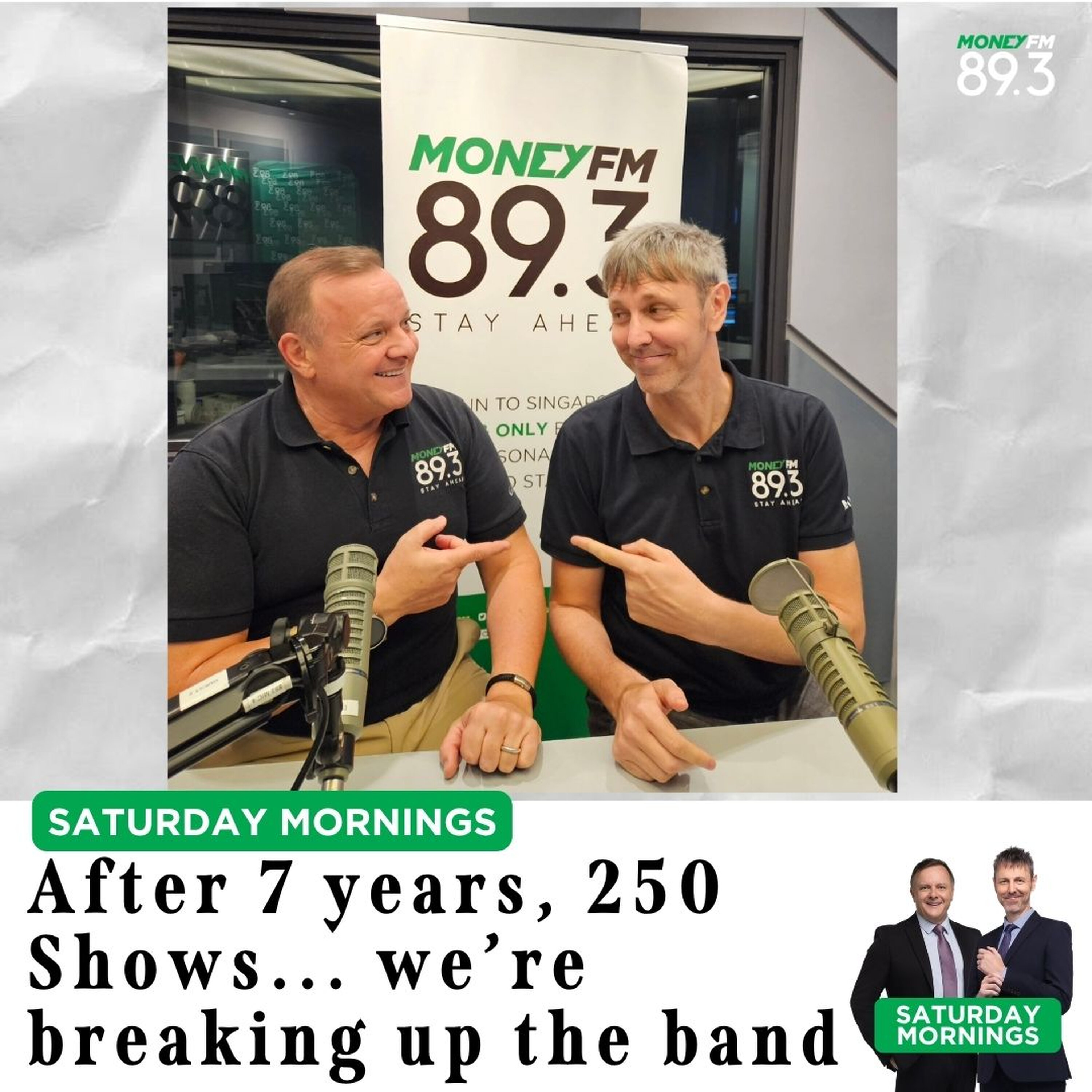 Saturday Mornings: Seven Years, 250 Shows, 1365 Interviews. All Good things eventually end episode artwork
