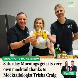 Saturday Mornings: Trisha Craig talks about the multi-billion dollar mocktail business and creates one specially for MoneyFM 89.3!