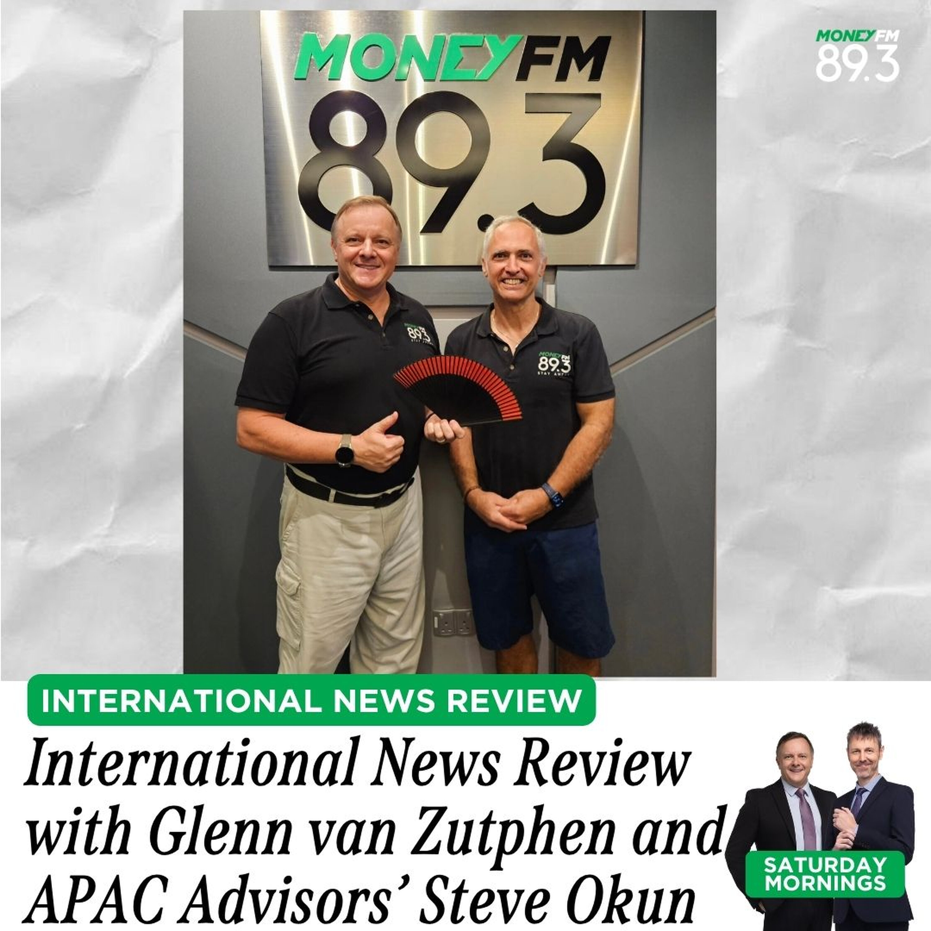 Saturday Mornings International News Review: Trump Slams Iran Over Hormuz, Melania Calls for Epstein Hearings, Xi Meets KMT Leader episode artwork
