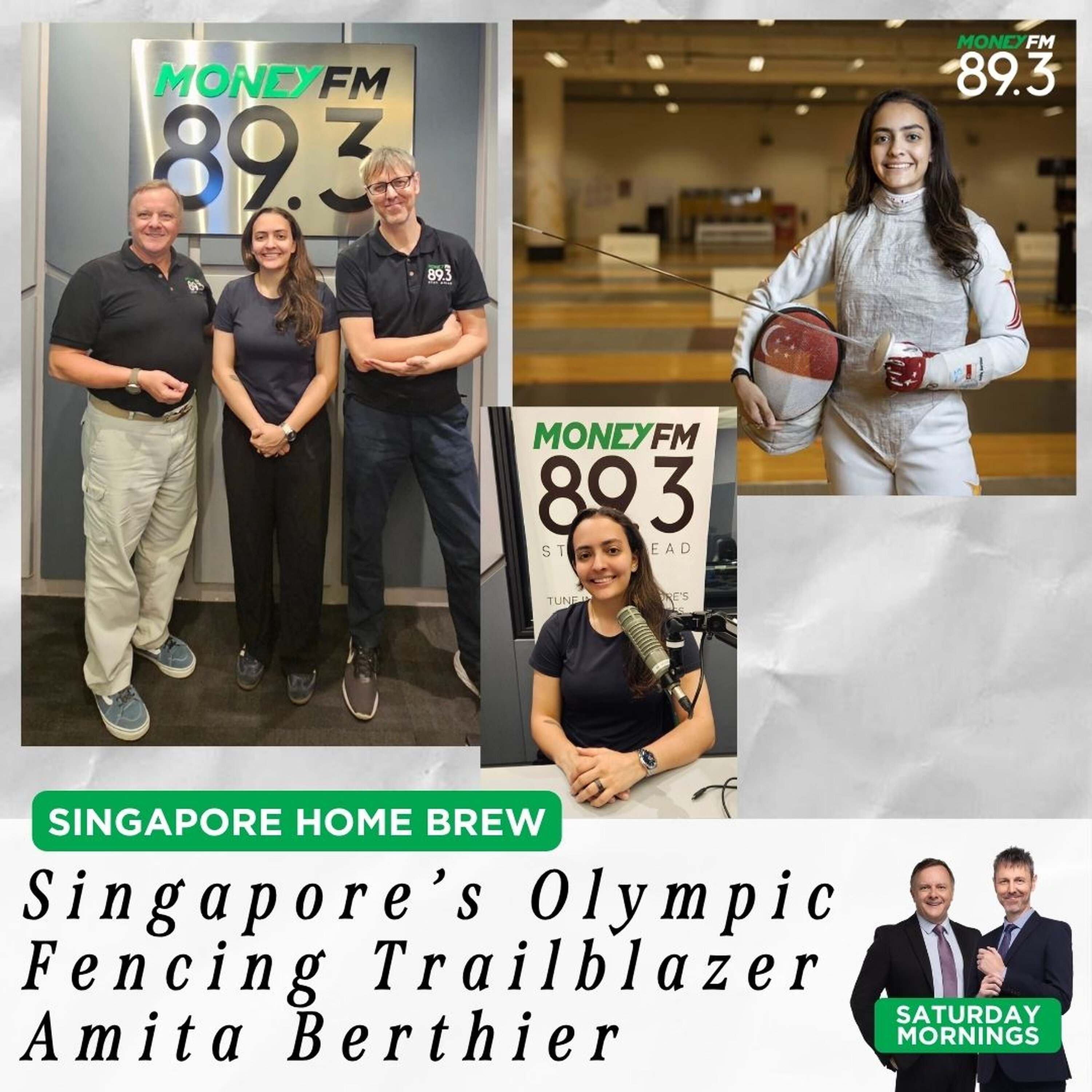 Saturday Mornings: Singapore’s Olympic Fencing Trailblazer Amita Berthier on Making History, Winning Gold & What Drives Her episode artwork