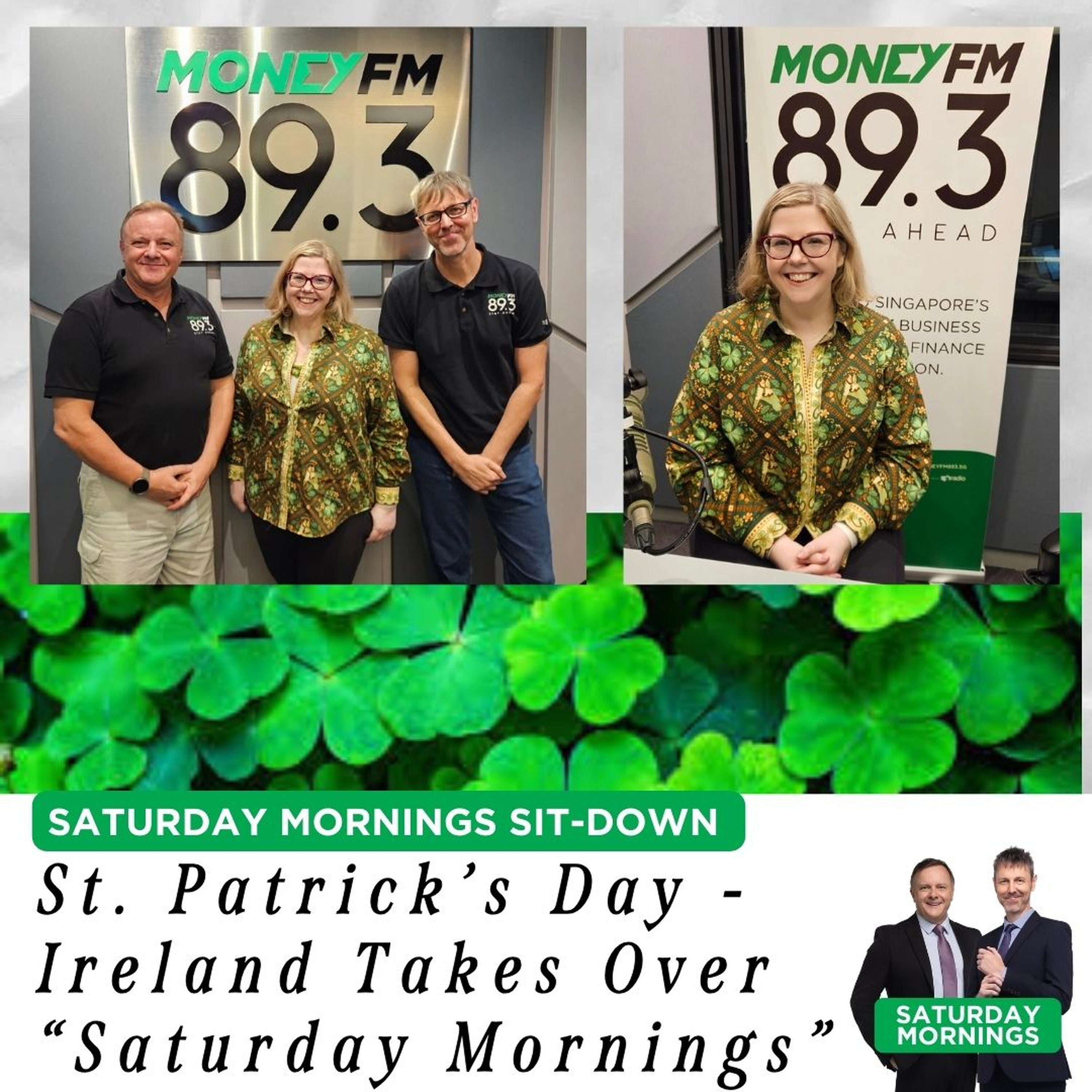 Saturday Mornings: Part 1 St. Patrick’s Day - Ireland Takes Over Saturday Mornings with Sarah McGrath, Ambassador of Ireland to Singapore episode artwork
