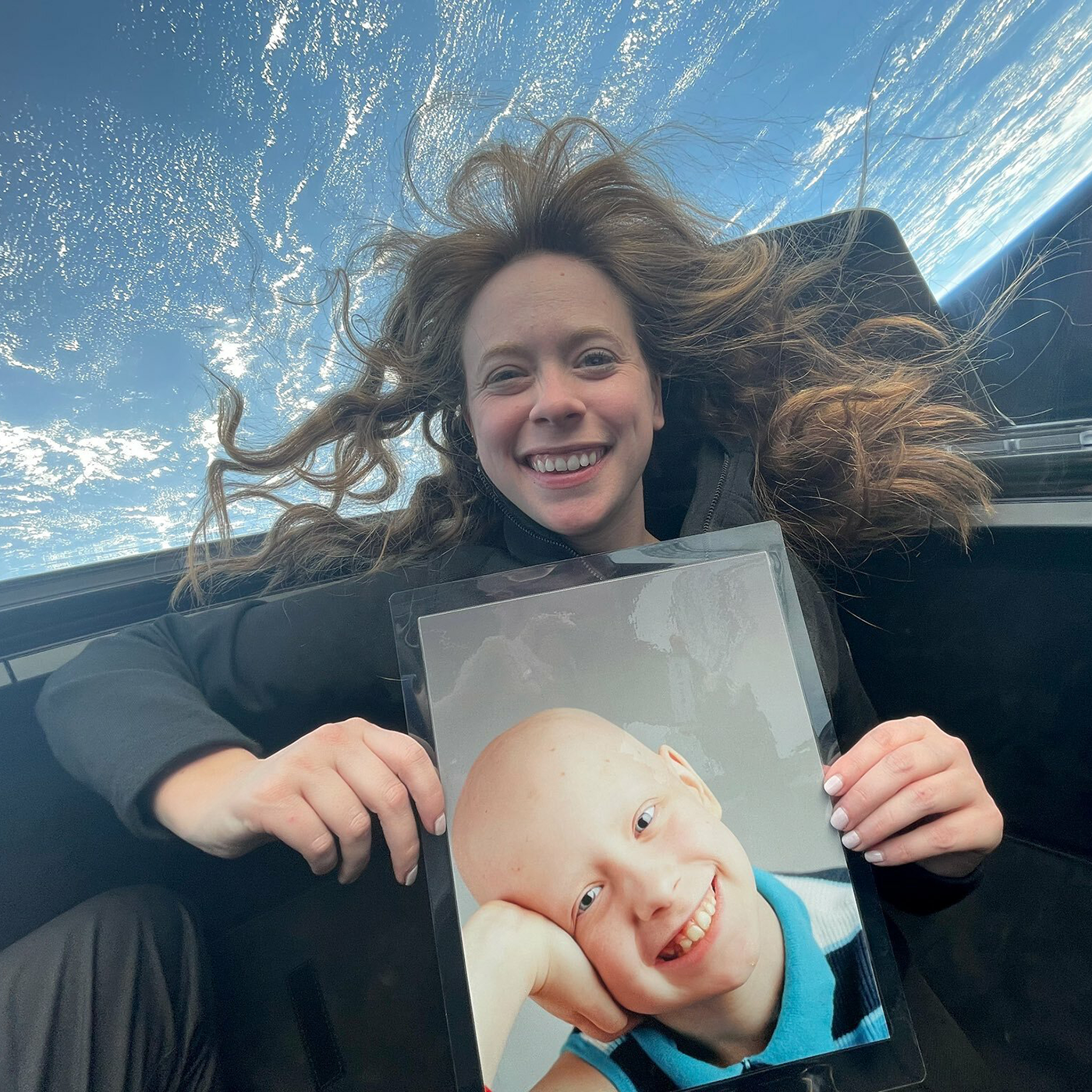 Astronaut Hayley shares her brave adventure