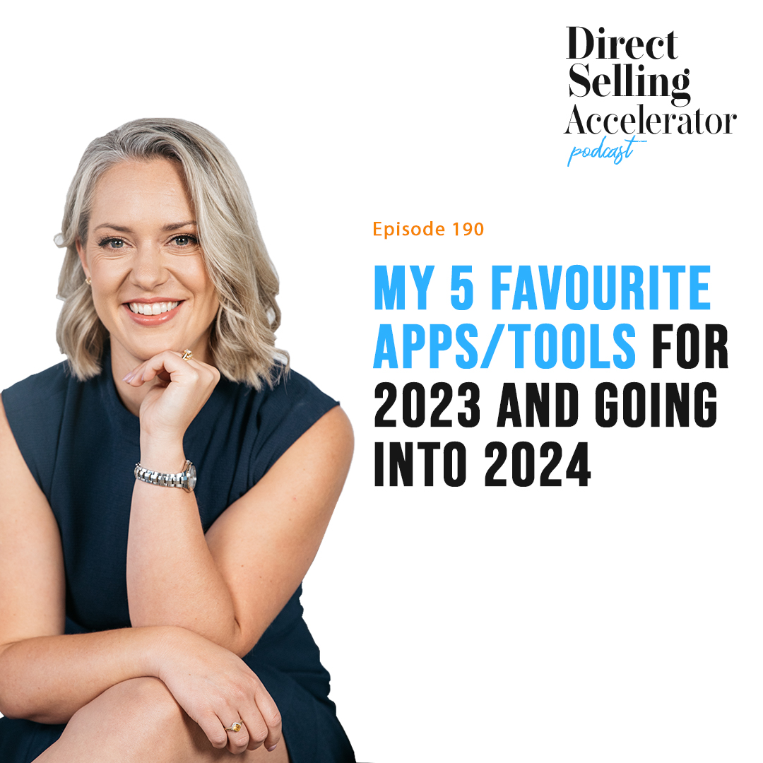 EP 190: My 5 favourite apps/tools for 2023 and going into 2024