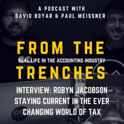 Interview: Robyn Jacobson - Staying current in the ever changing world of tax