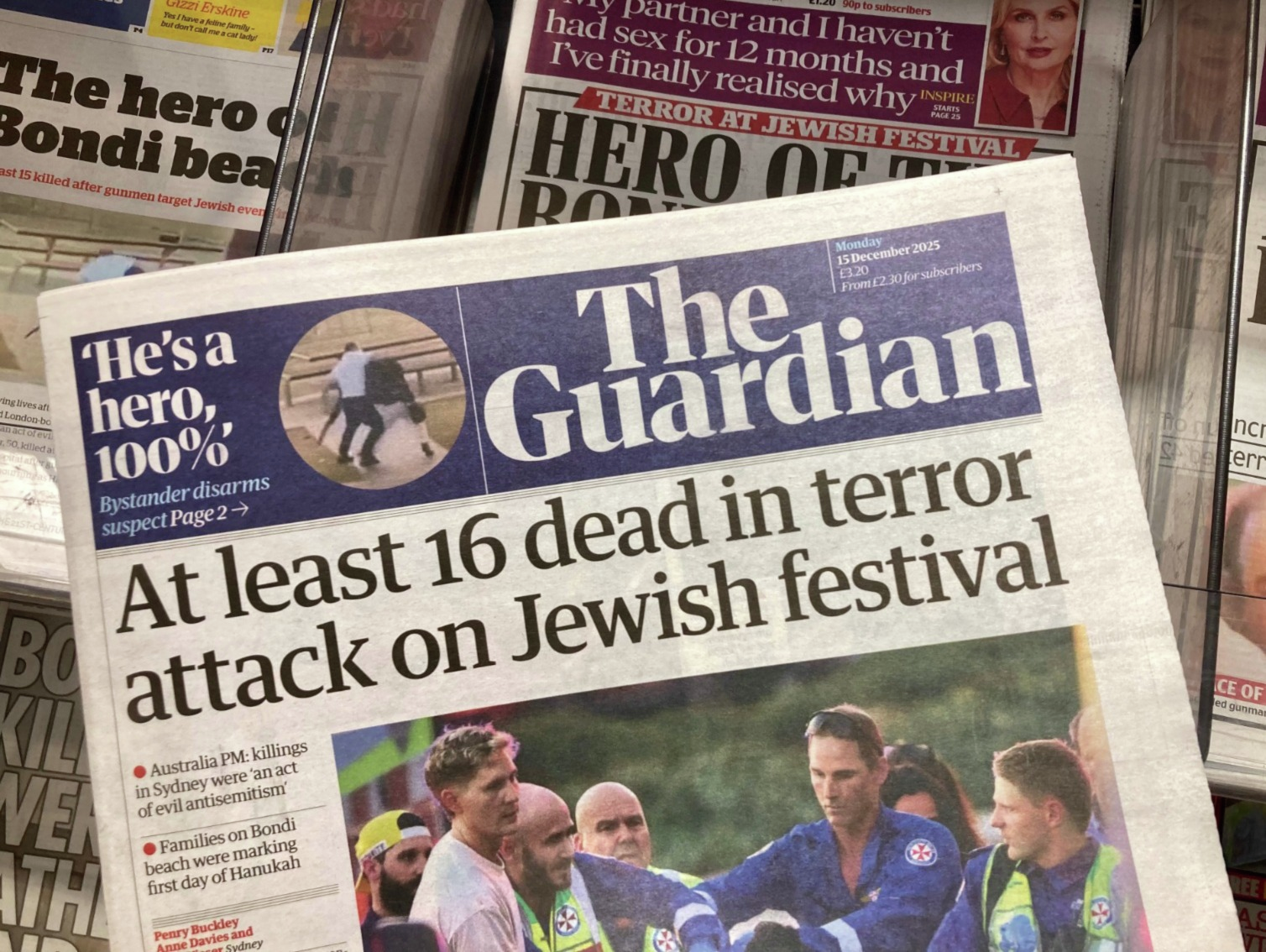 邦代海滩枪击案震撼澳洲：反犹浪潮与枪枝管制再受考验