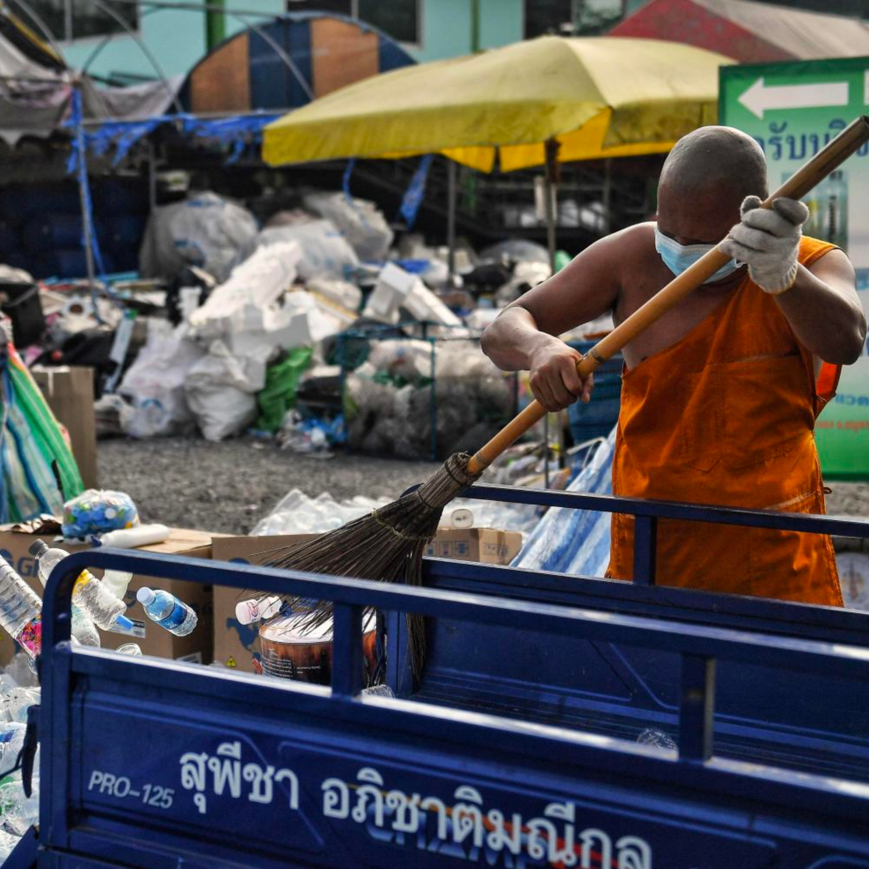 泰国塑料垃圾官商不管民来管　只有佛寺与非政府组织在努力